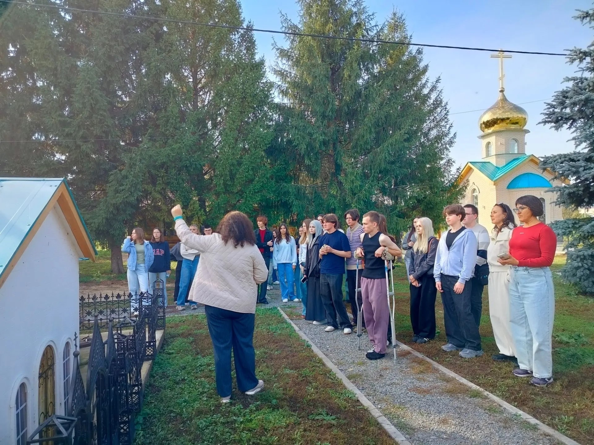 Студенты прошли экскурсионный маршрут.