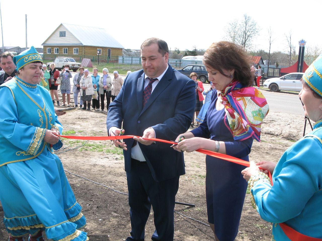В Больших Тиганах открылся магазин подаренный Президентом Татарстана
