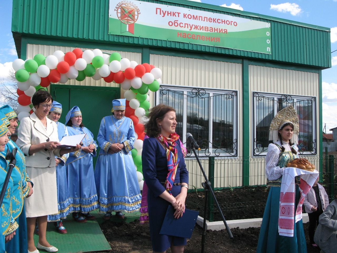 В Больших Тиганах открылся магазин подаренный Президентом Татарстана