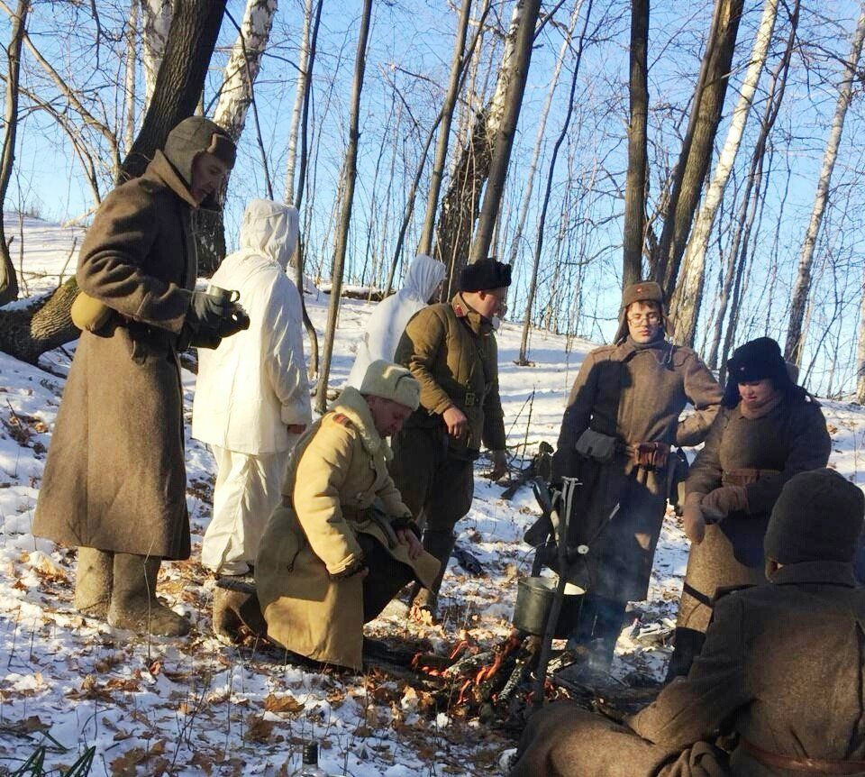 Участники клубов "Звезда" из Алексеевского и "Выстрел" из Чистополя провели зимний военно-исторический поход