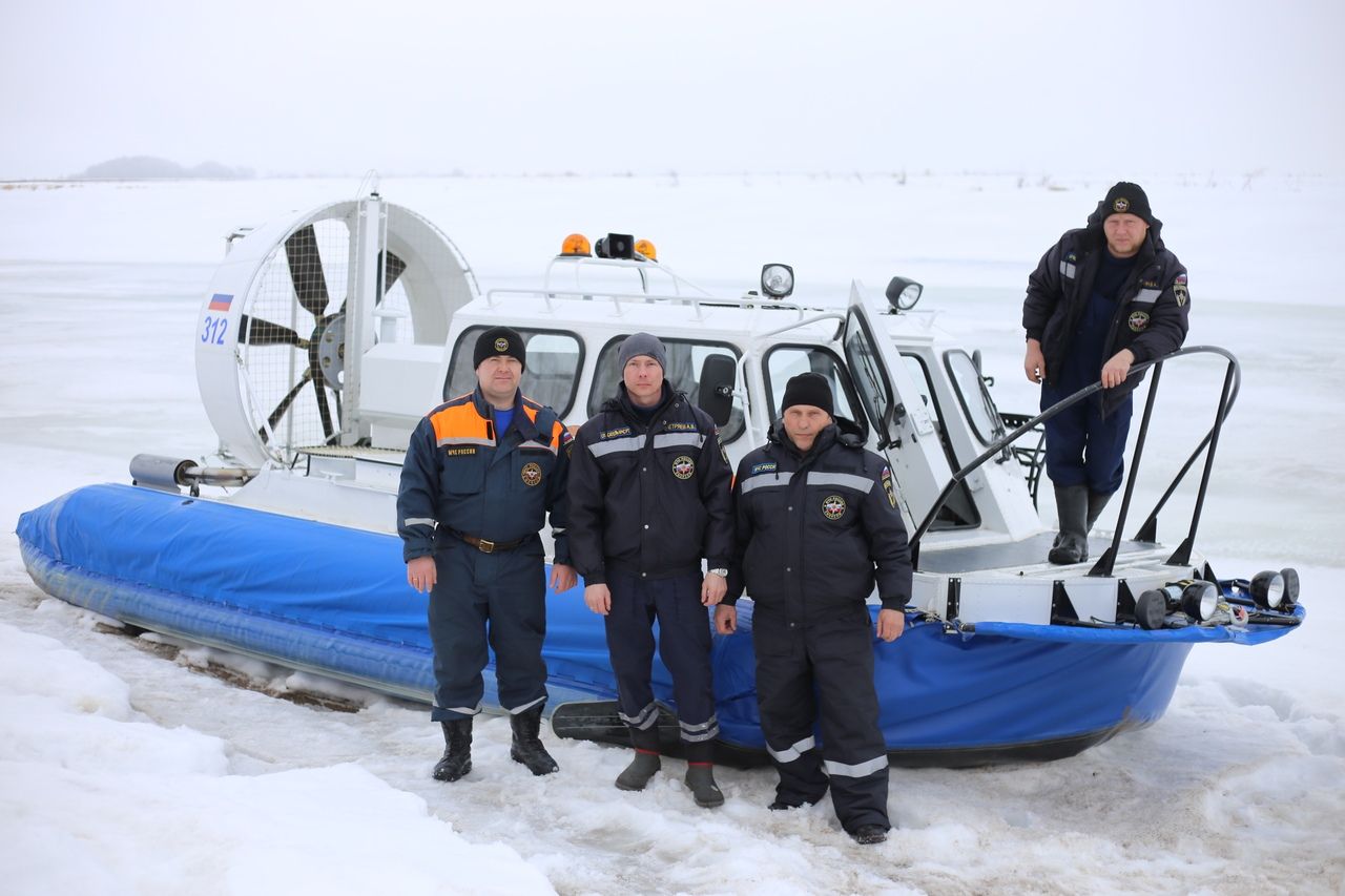 В Алексеевском районе на дежурство вышло спасательное судно на воздушной подушке