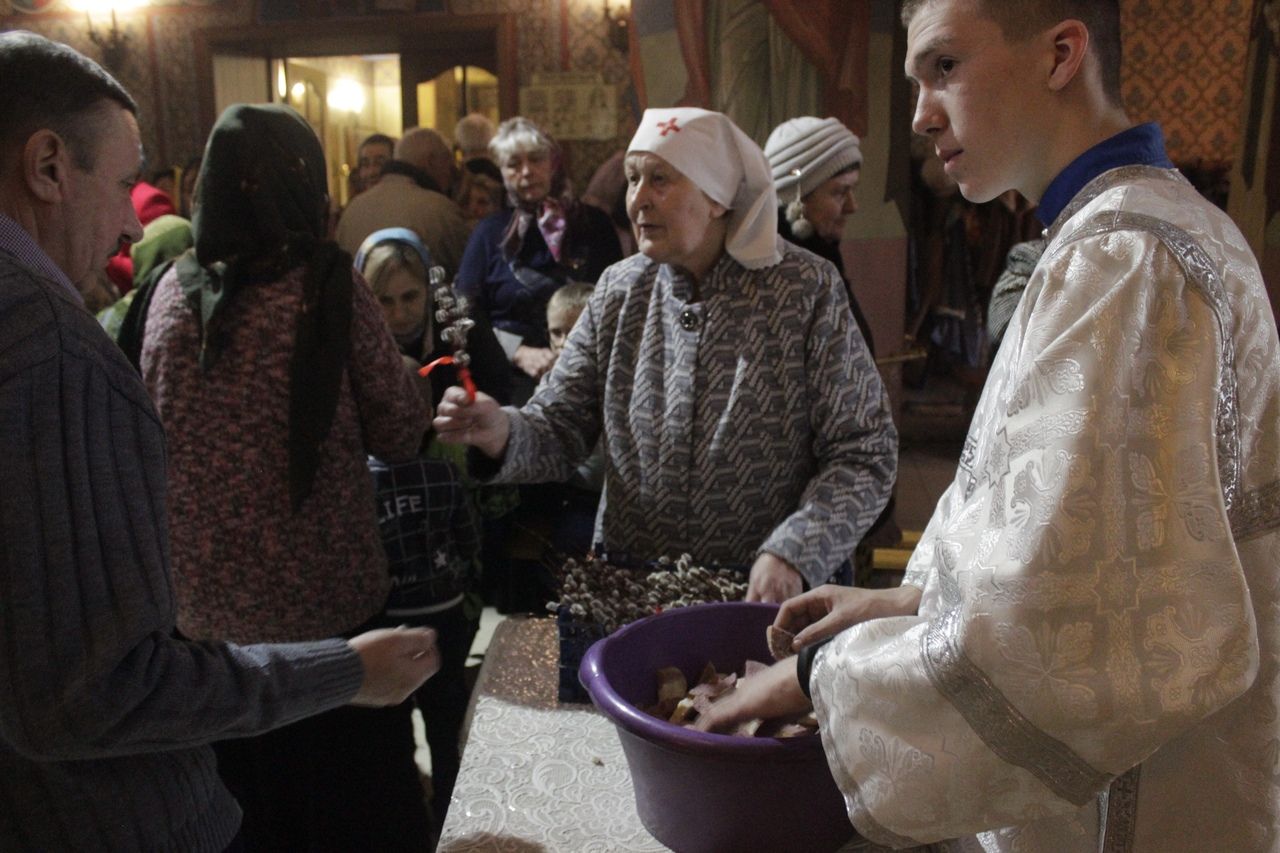 Фоторепортаж: Алексеевцы празднуют Вербное воскресенье