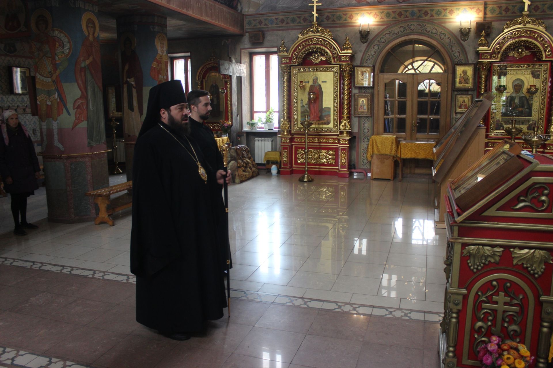 Епископ Чистопольский и Нижнекамский посетил Алексеевский район