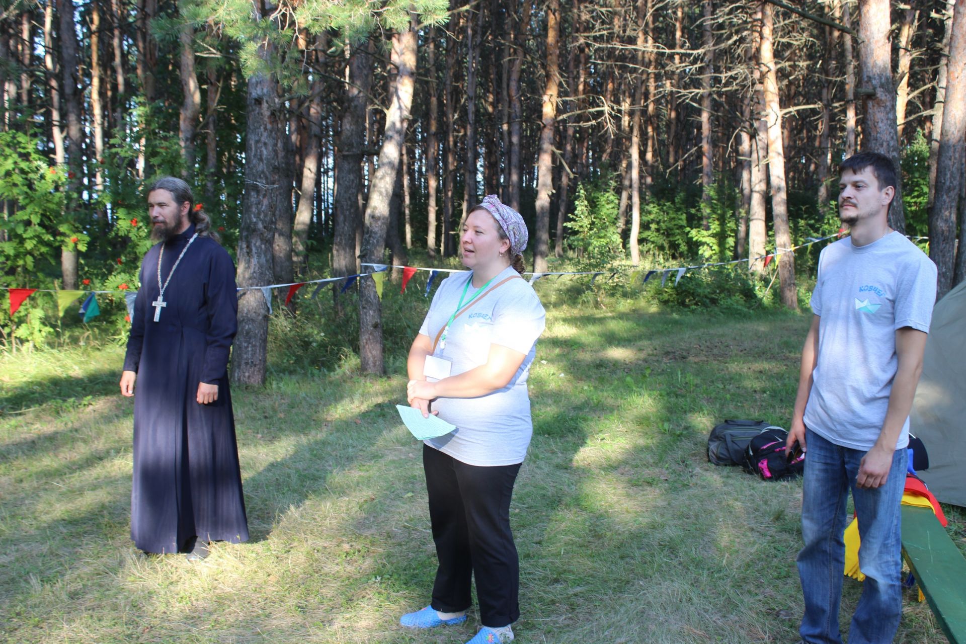 В Алексеевском районе проходит смена православного палаточного лагеря