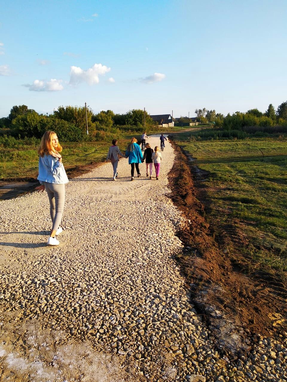 В Базяково построили дорогу на радость жителям
