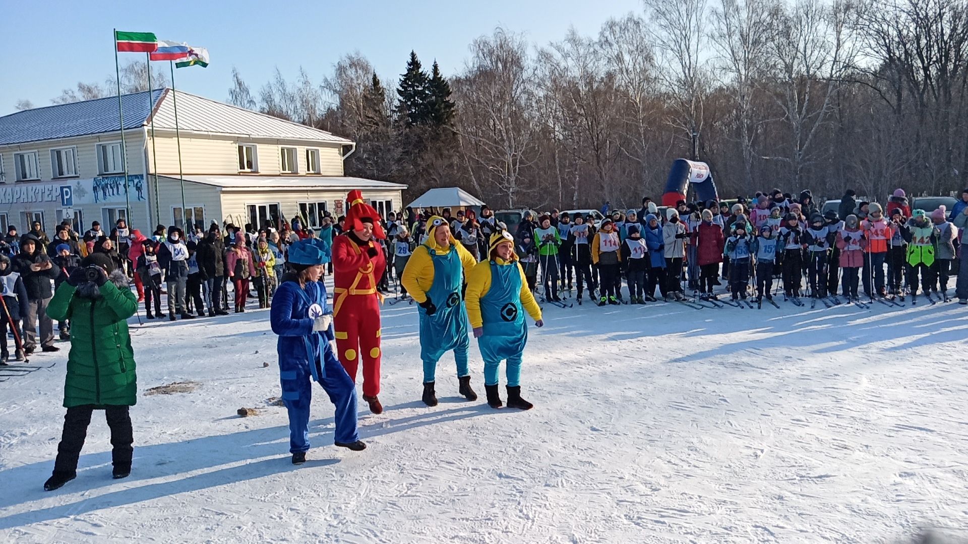 Более трехсот алексеевцев вышло на «Лыжню России-2020»