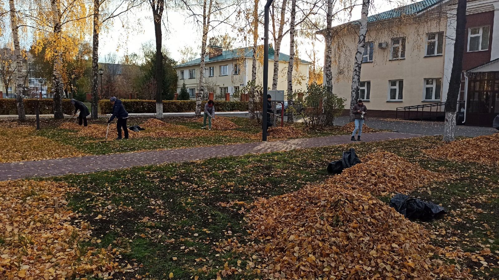 Алексеевцы активно принимают участие в уборке улиц