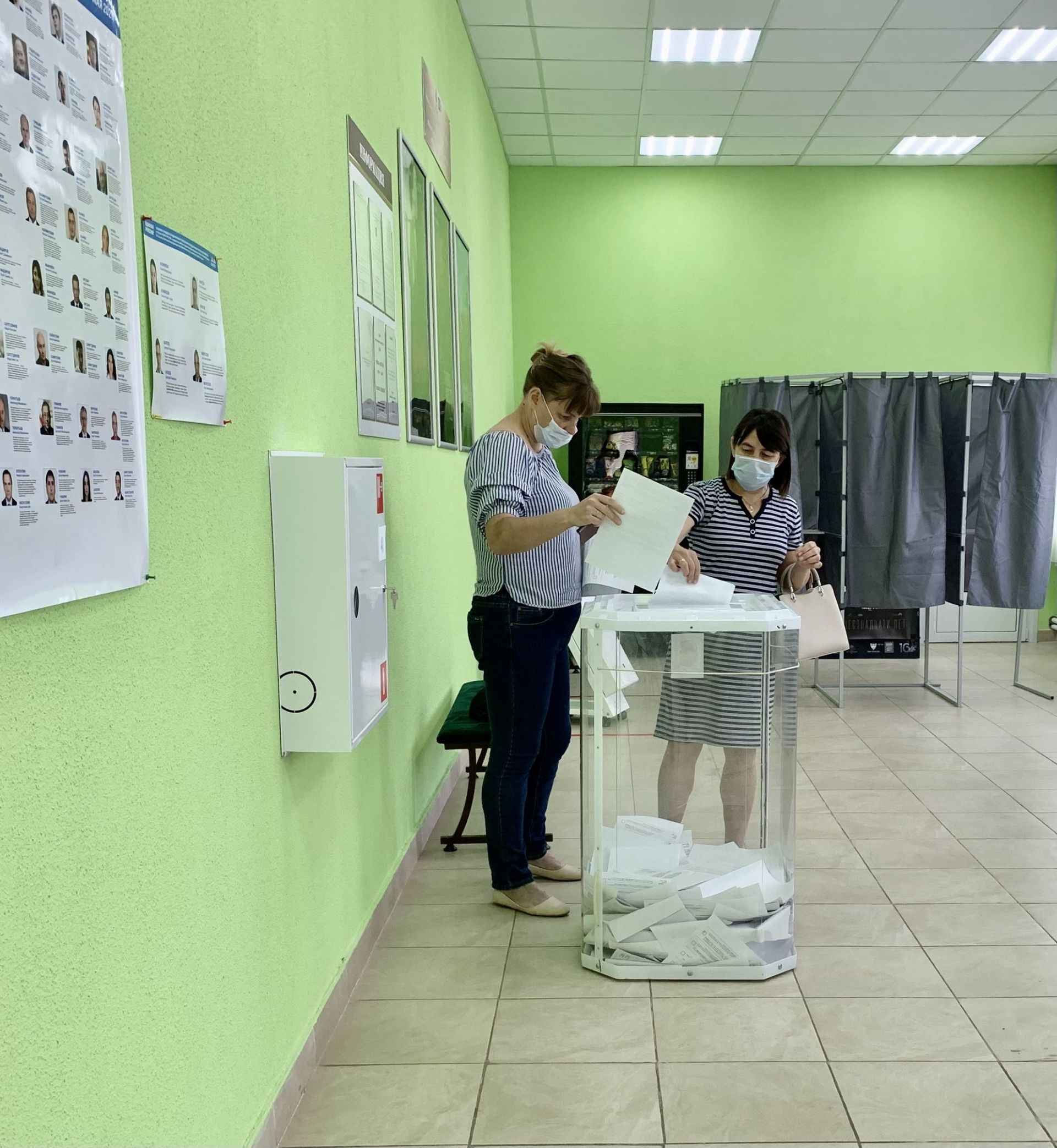 В Алексеевском районе  открылись участки для предварительного голосования