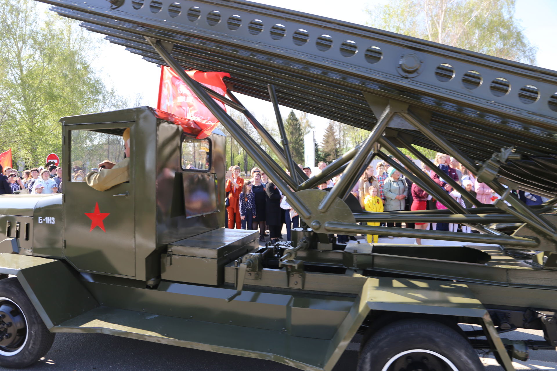 Впервые в Алексеевском состоялся парад боевой техники