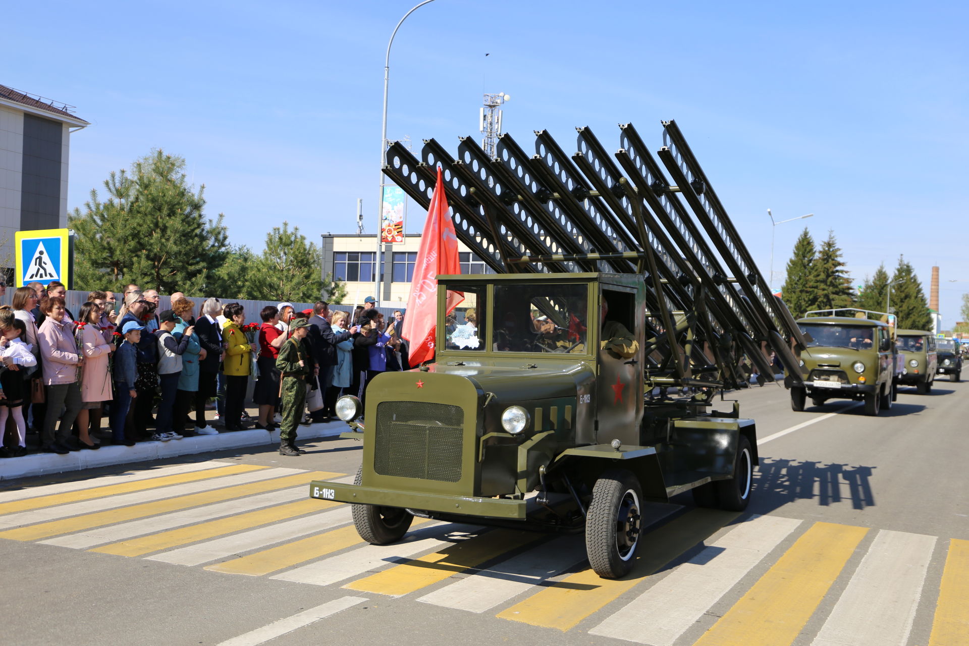 Впервые в Алексеевском состоялся парад боевой техники