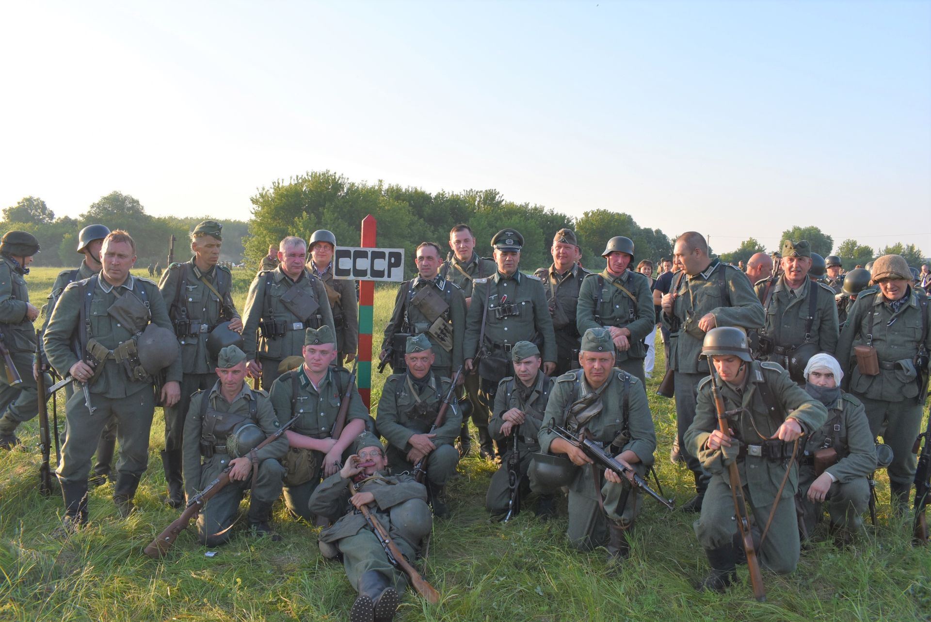 Фото и видео: форсирование реки Буг немецкими войсками на фестивале «Эльбэдэн»
