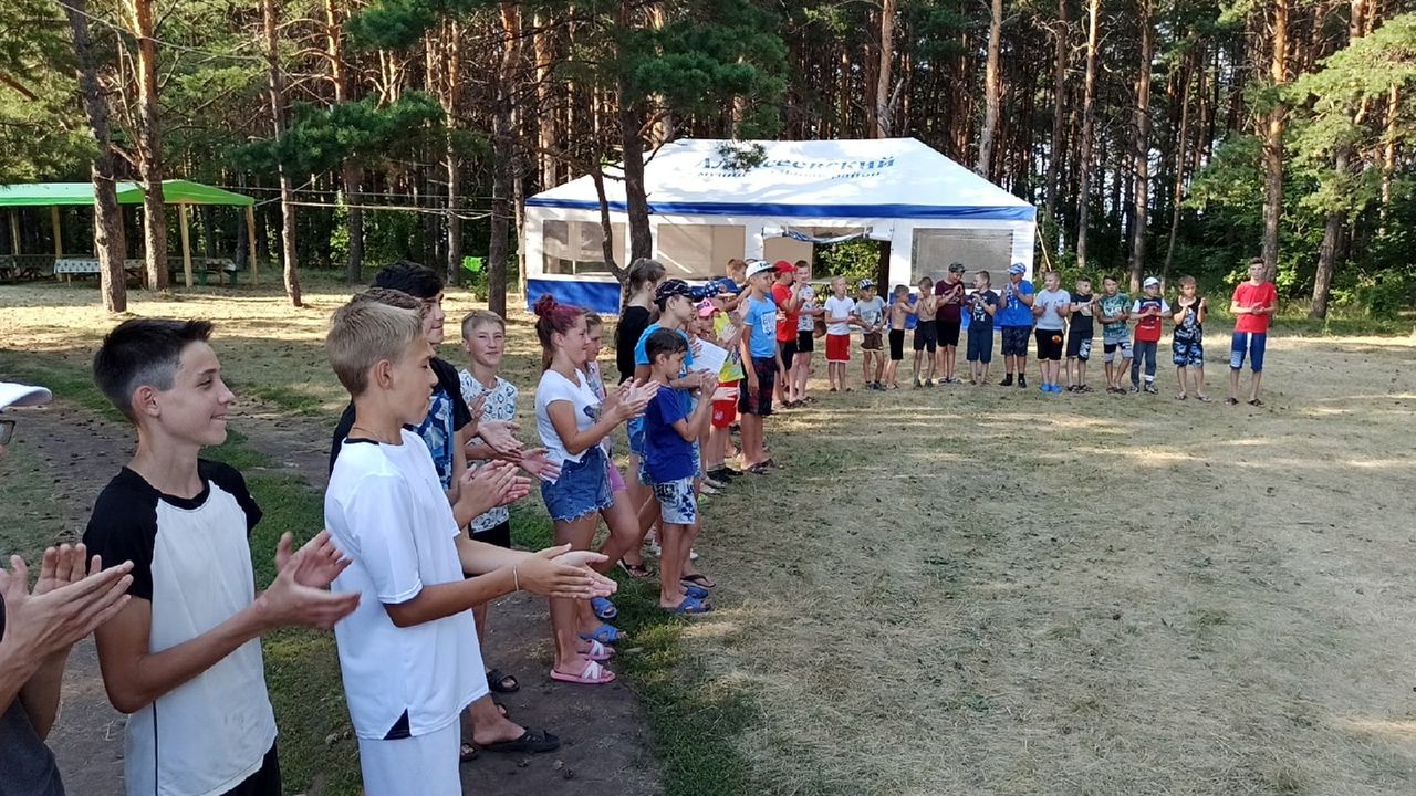 Шестьдесят детей отдыхают в первой смене палаточного лагеря "Олимп"