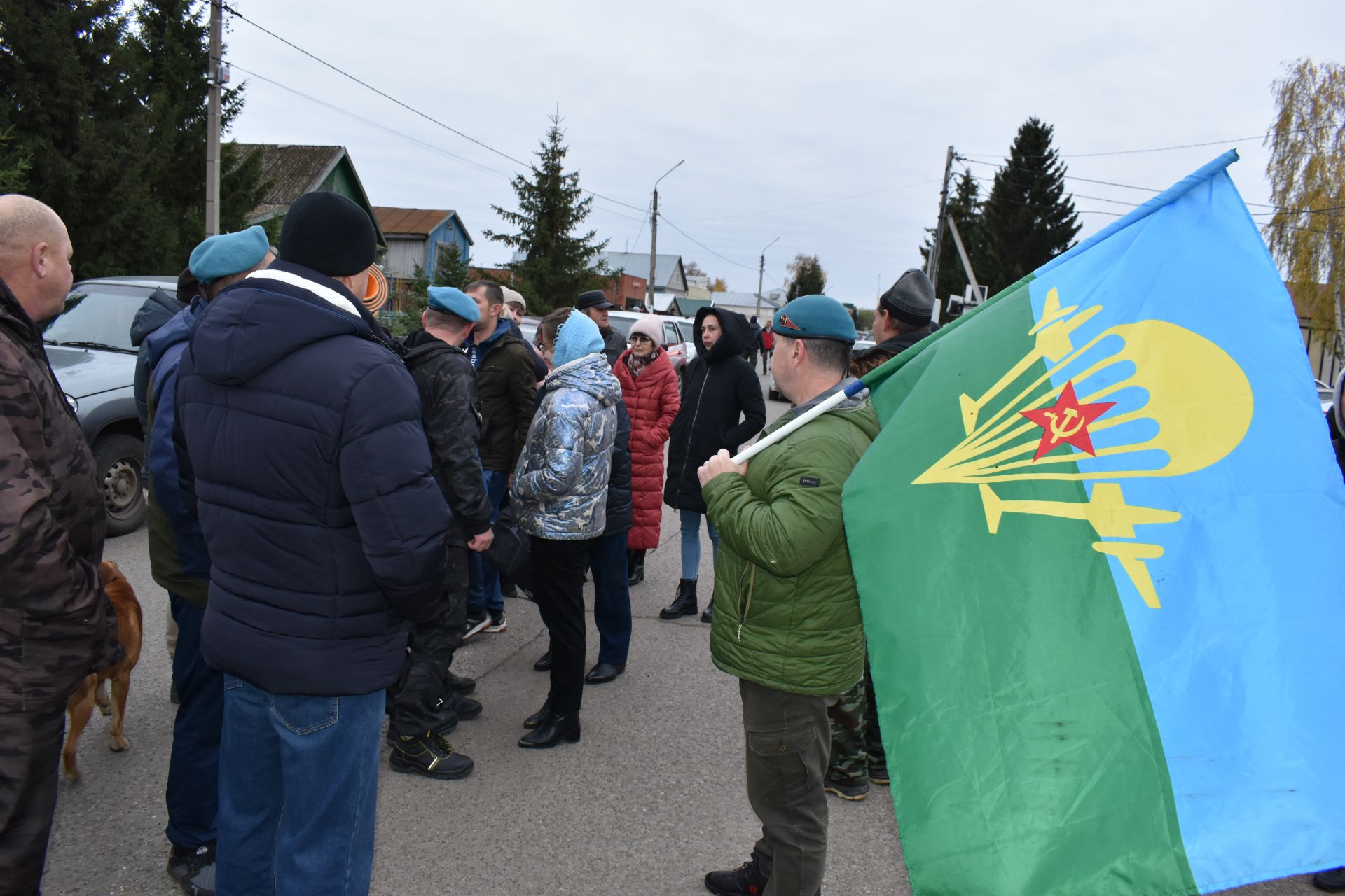 В Алексеевском проводили мобилизованных на учебный полигон