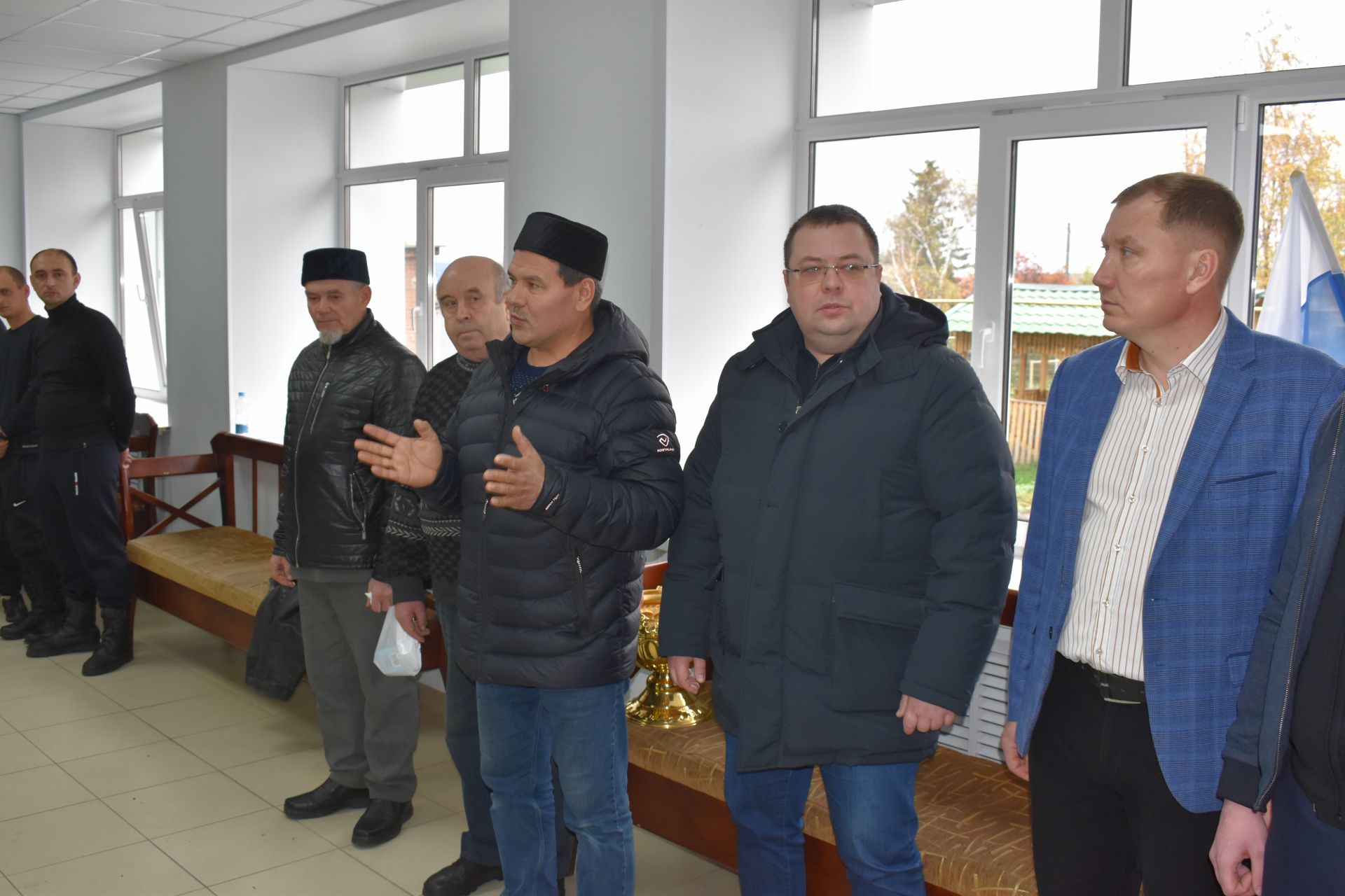 Глава Алексеевского района напутствовал мобилизованных перед отправкой в Казань