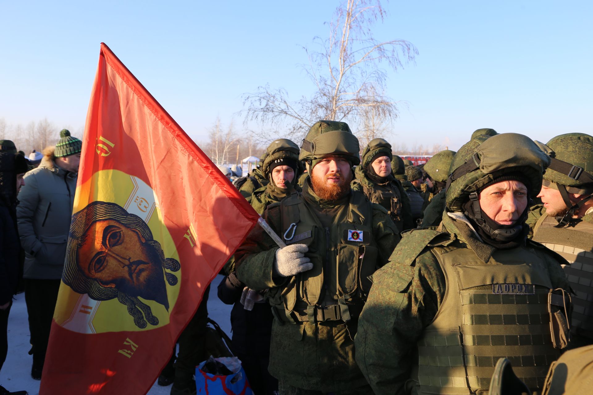 Алексеевские мобилизованные завершили подготовку и отправились в действующую армию