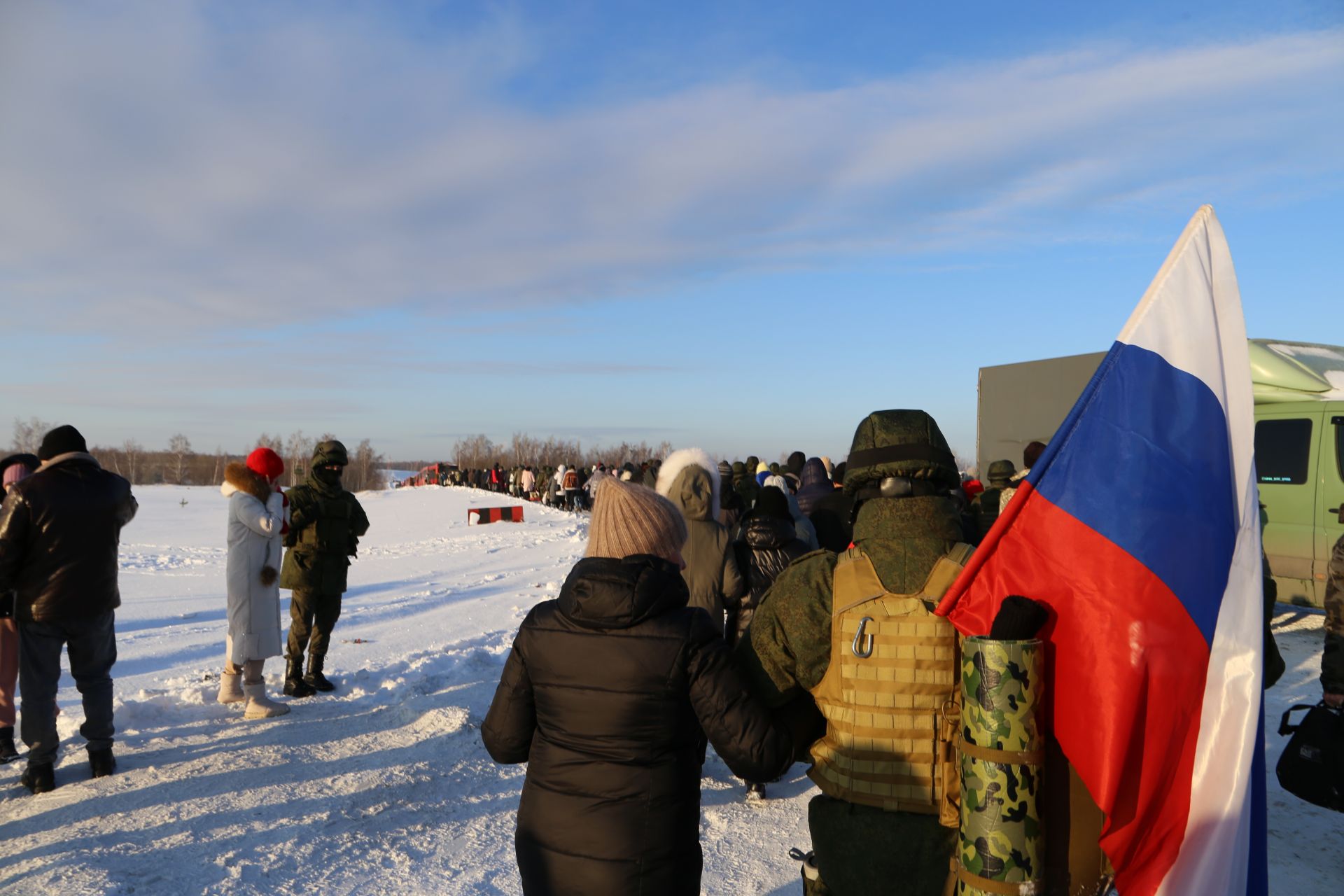 Алексеевские мобилизованные завершили подготовку и отправились в действующую армию