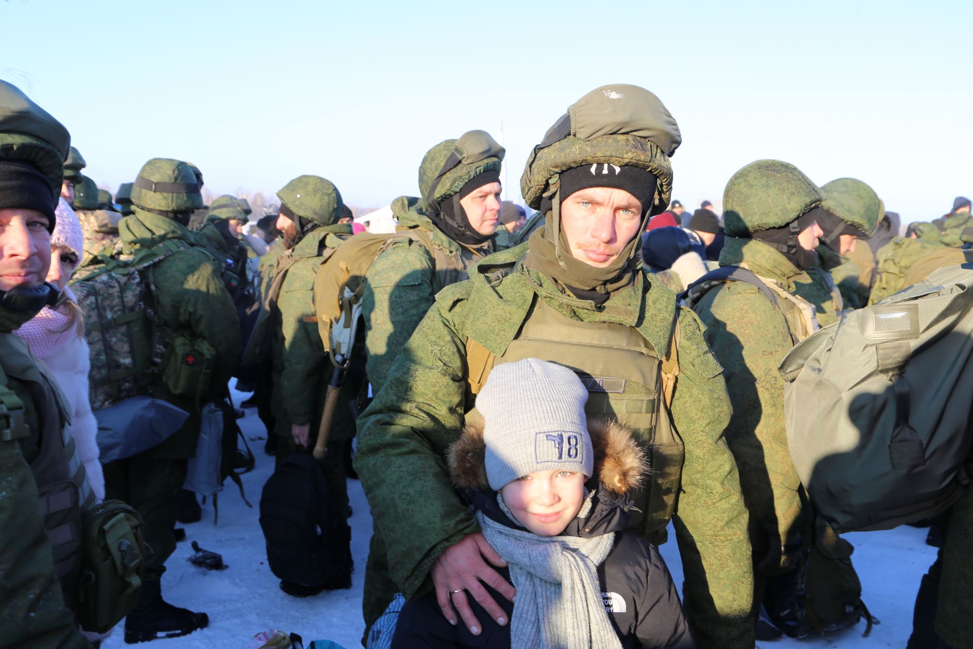 Алексеевские мобилизованные завершили подготовку и отправились в действующую армию