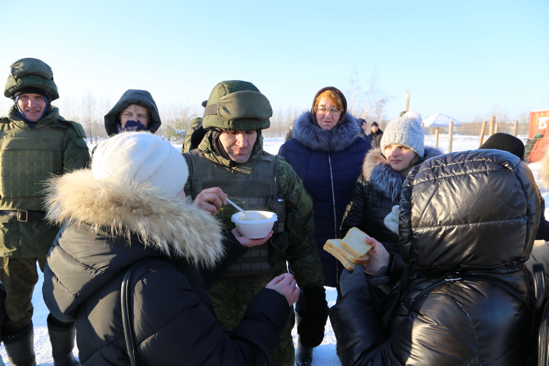 Алексеевские мобилизованные завершили подготовку и отправились в действующую армию