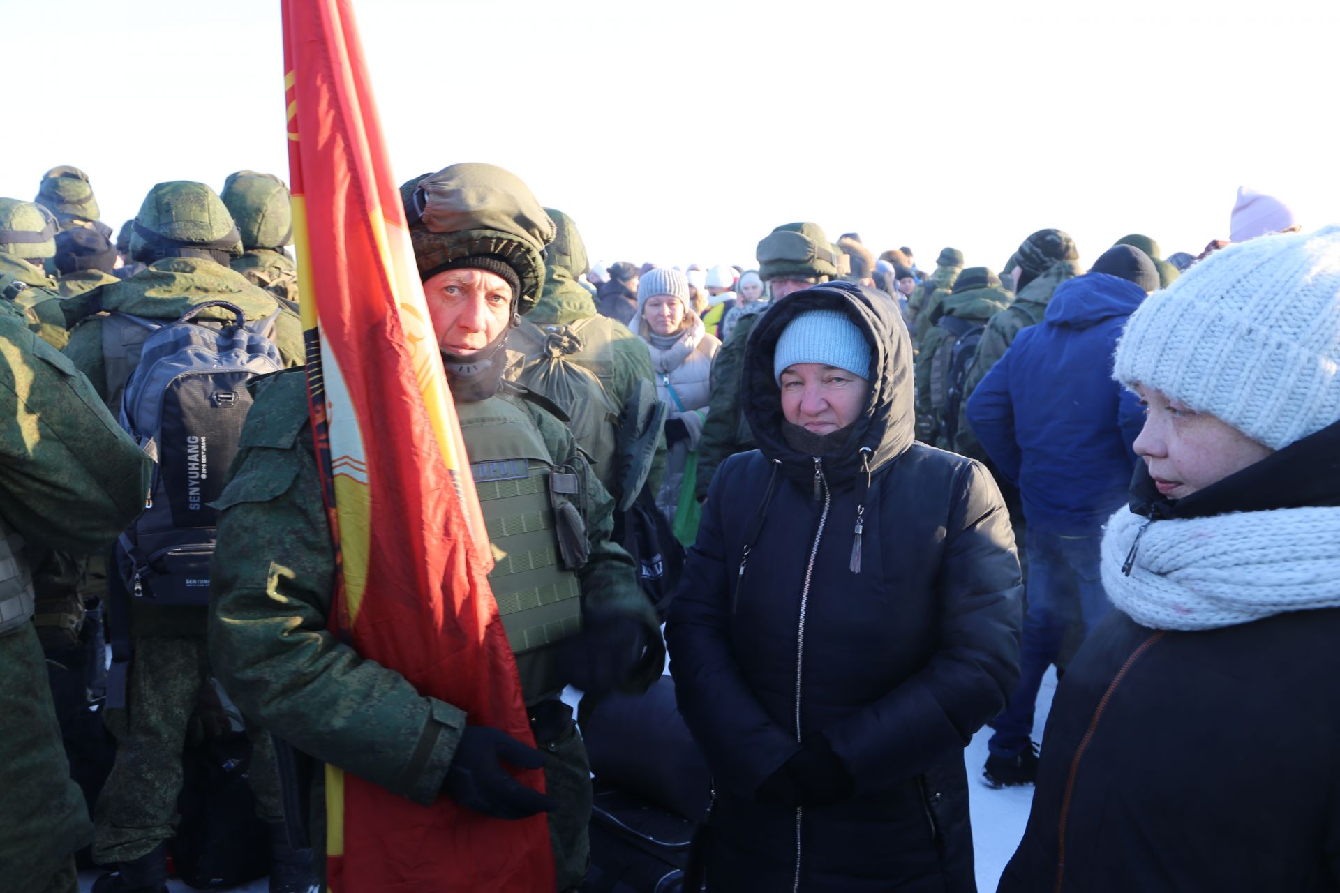 Алексеевские мобилизованные завершили подготовку и отправились в действующую армию