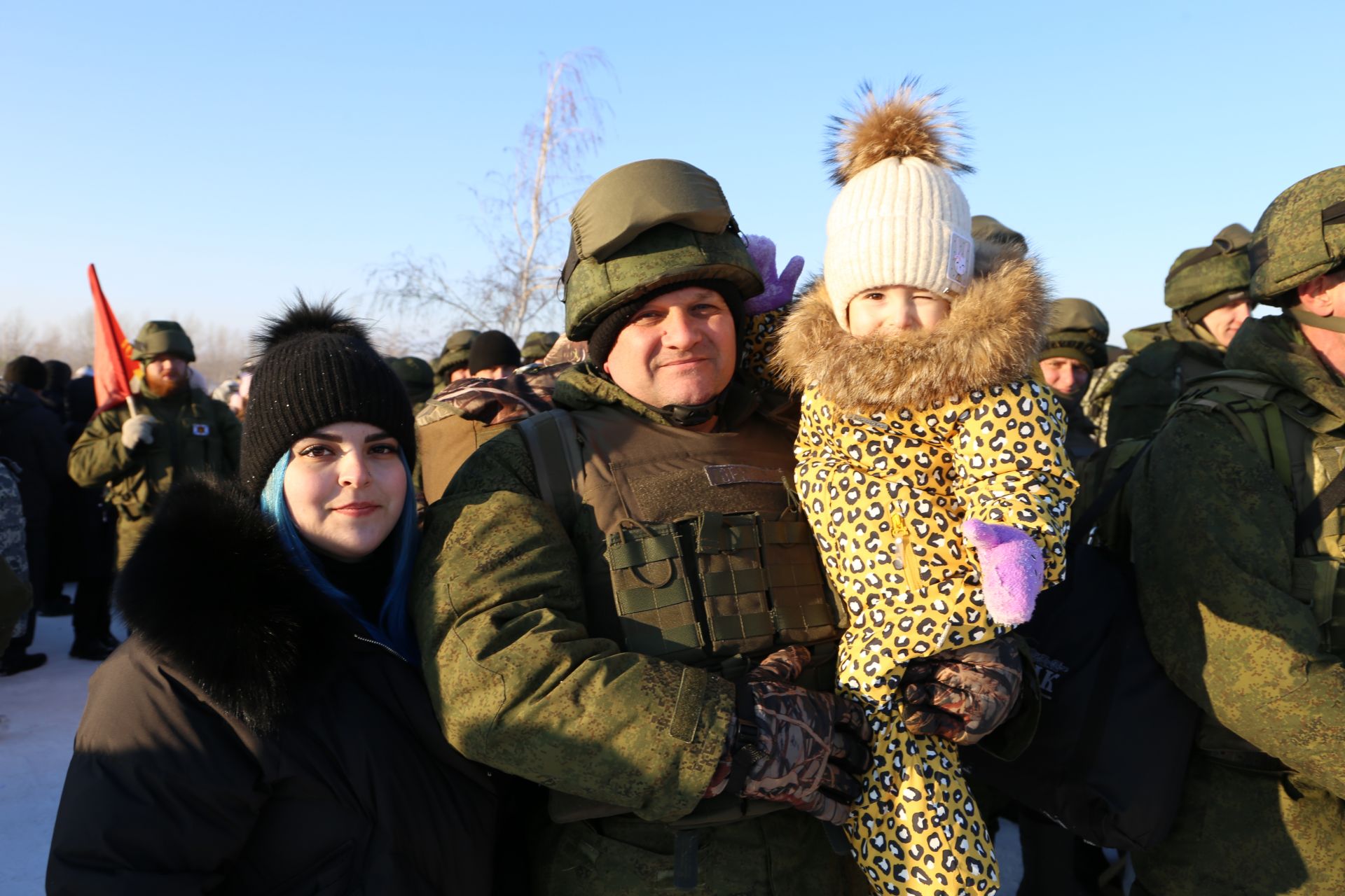 Алексеевские мобилизованные завершили подготовку и отправились в действующую армию