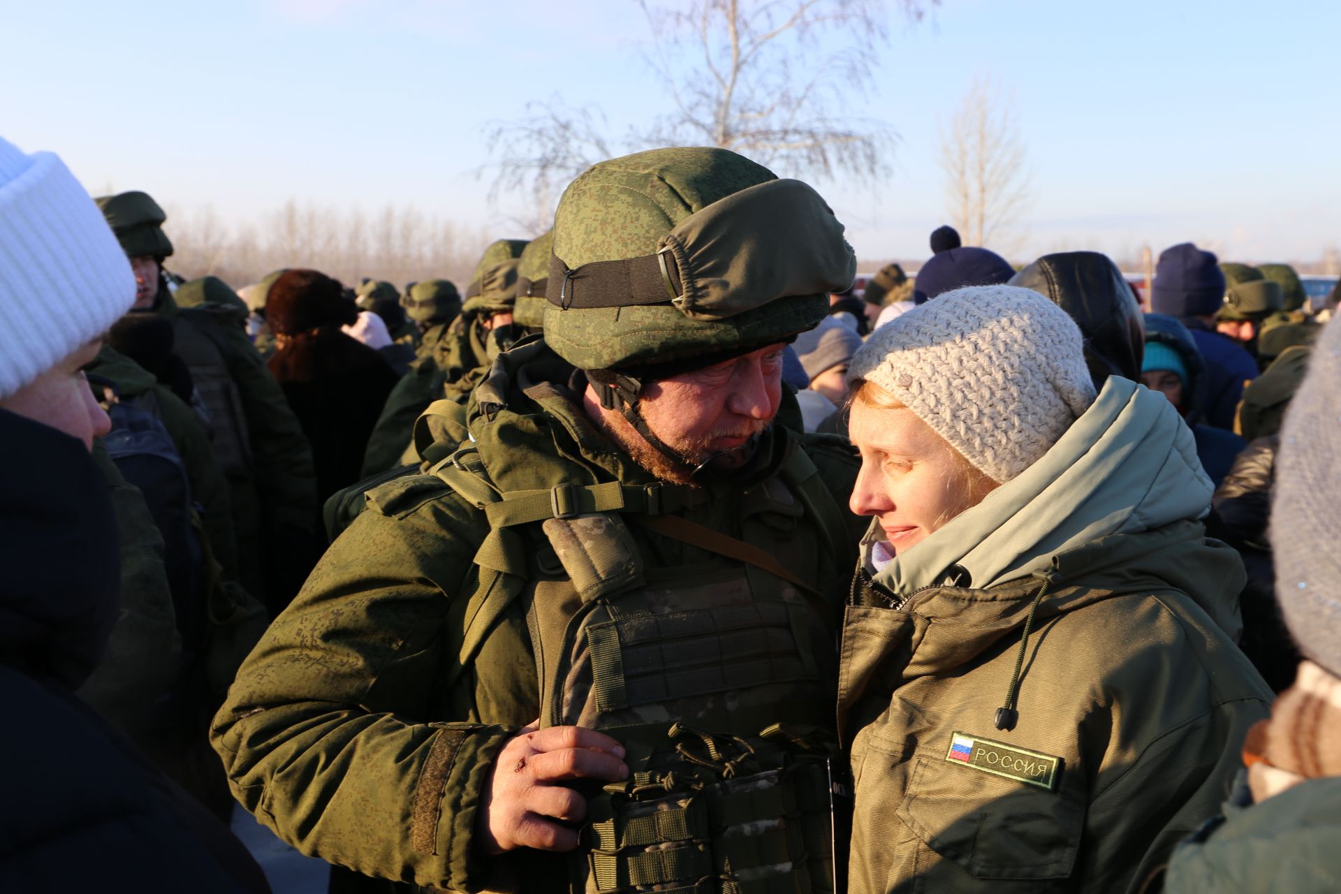 Алексеевские мобилизованные завершили подготовку и отправились в действующую армию