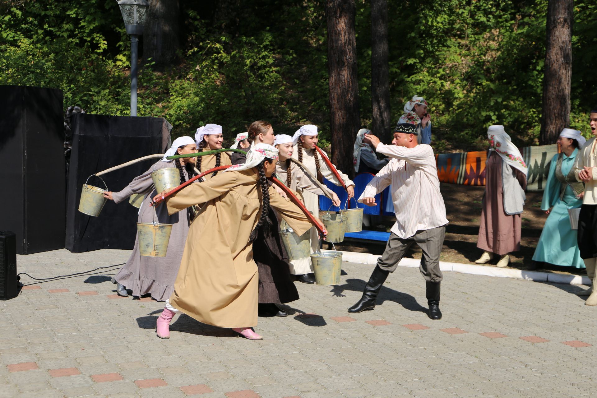 На Святом ключе в Билярске впервые показали театральную постановку