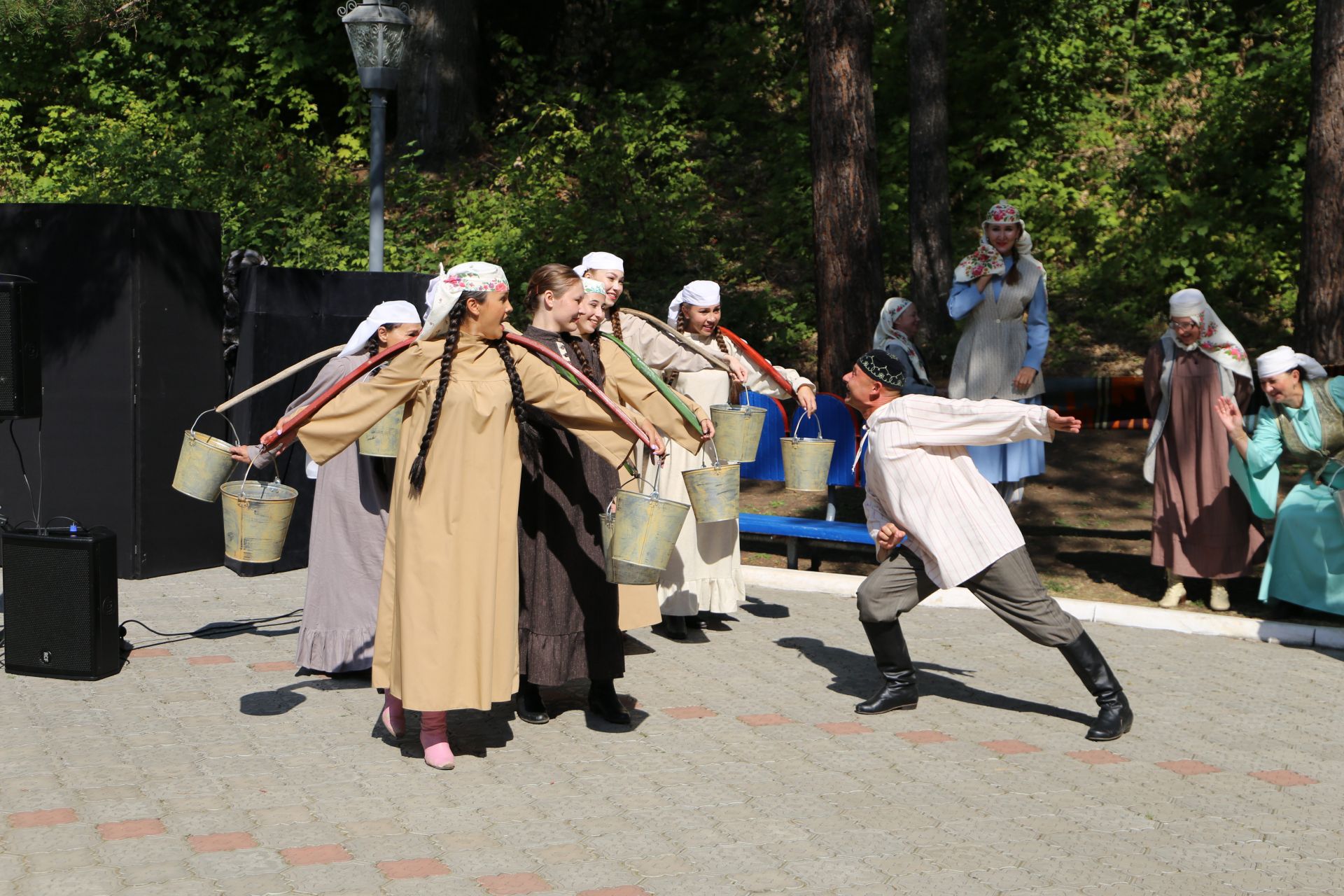 На Святом ключе в Билярске впервые показали театральную постановку