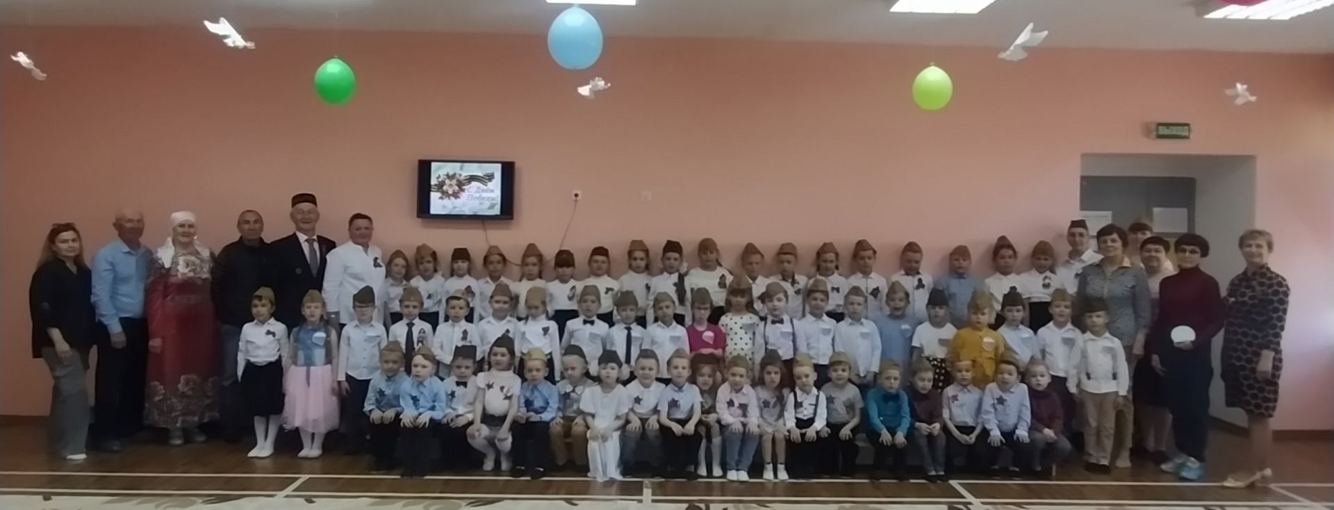 В Алексеевском детском саду Пчелка прошел военный парад дошколят