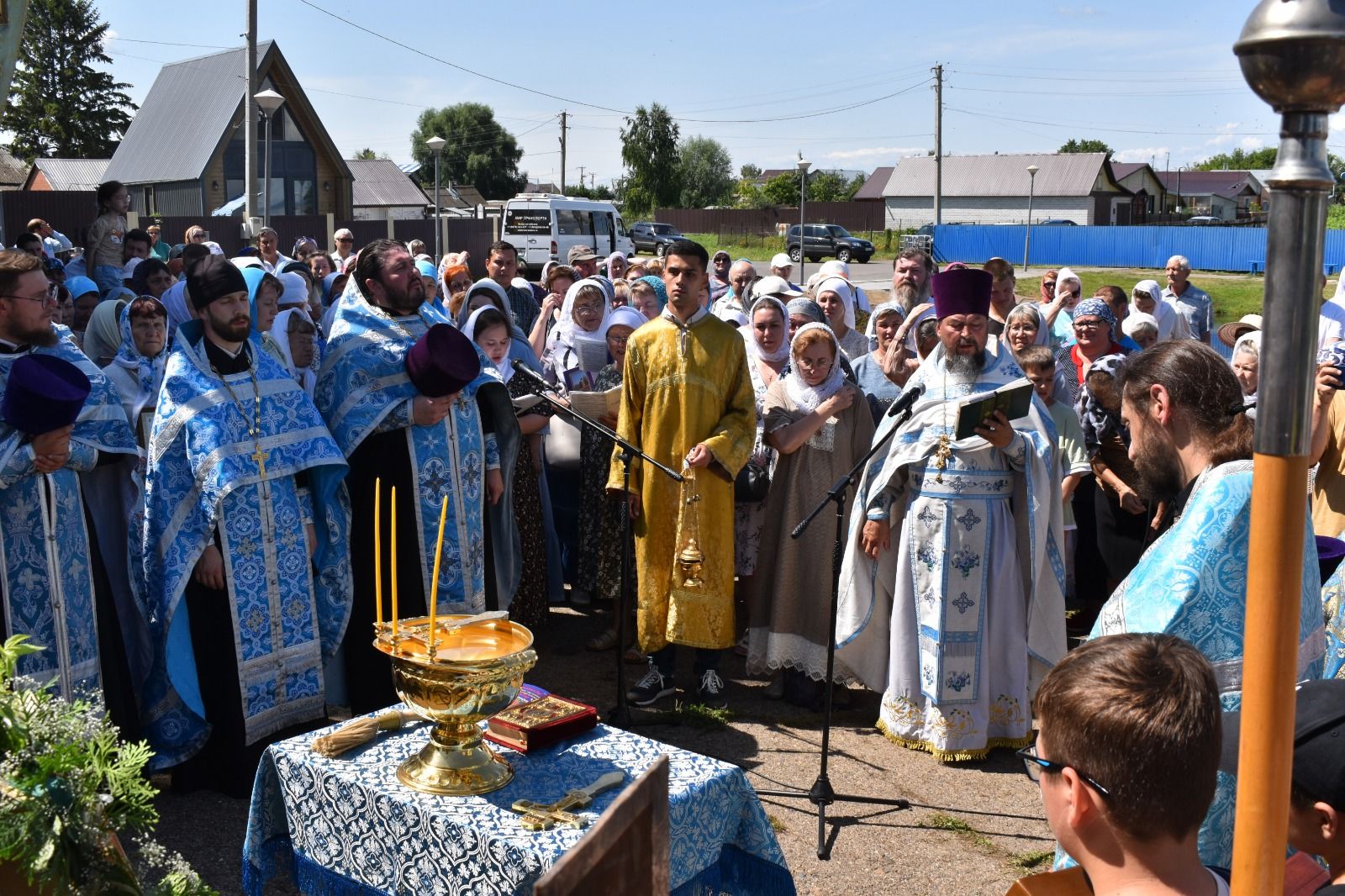 Алексеевцы встретили икону Ахтырской Божией Матери