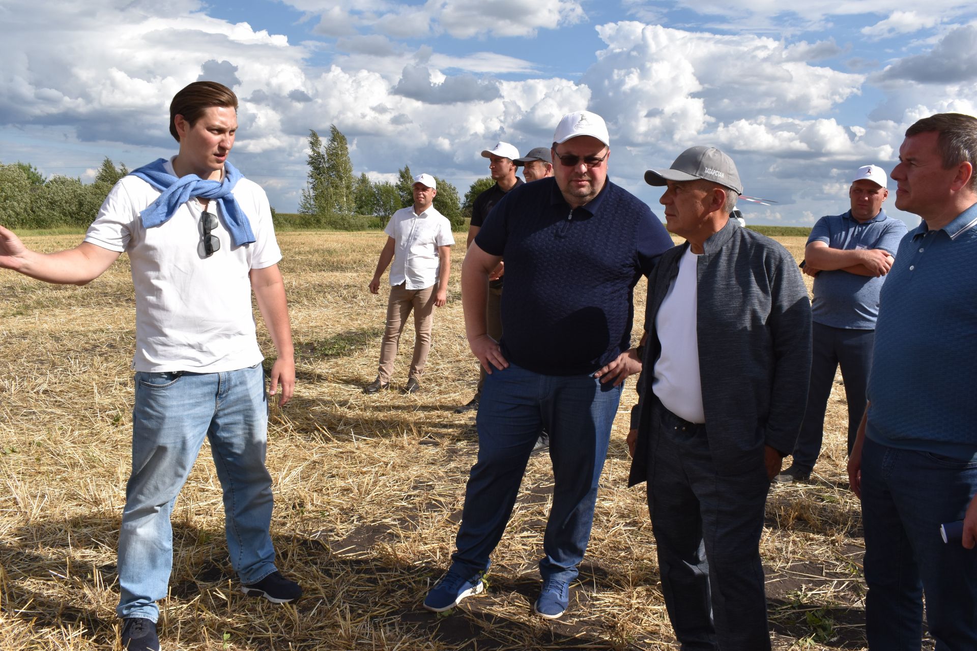 Рустам Минниханов прибыл с рабочим визитом в Алексеевский район