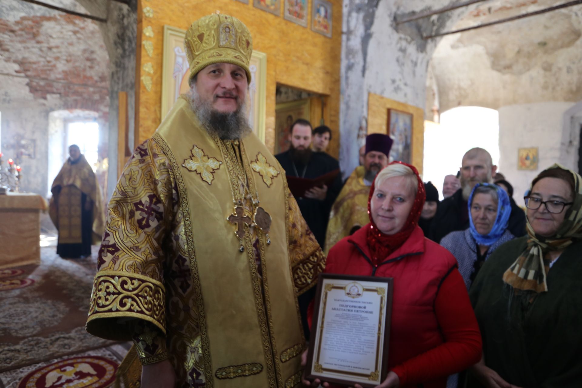 Епископ Чистопольский и Нижнекамский принял участие в торжествах в честь 230-летия храма в Караваево