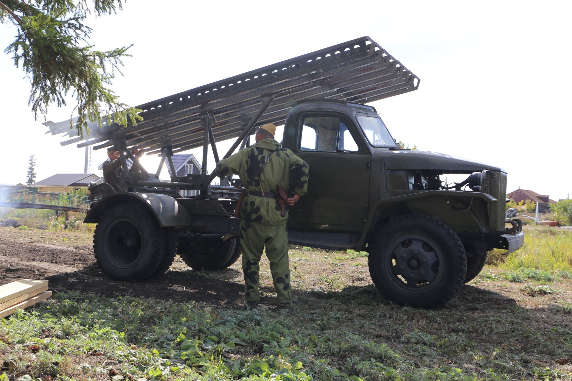 В Билярске провели военно-историческую реконструкцию боя на Днепре