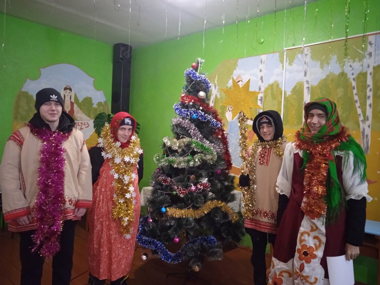 Рождественские колядки в Шаминском Доме культуры
