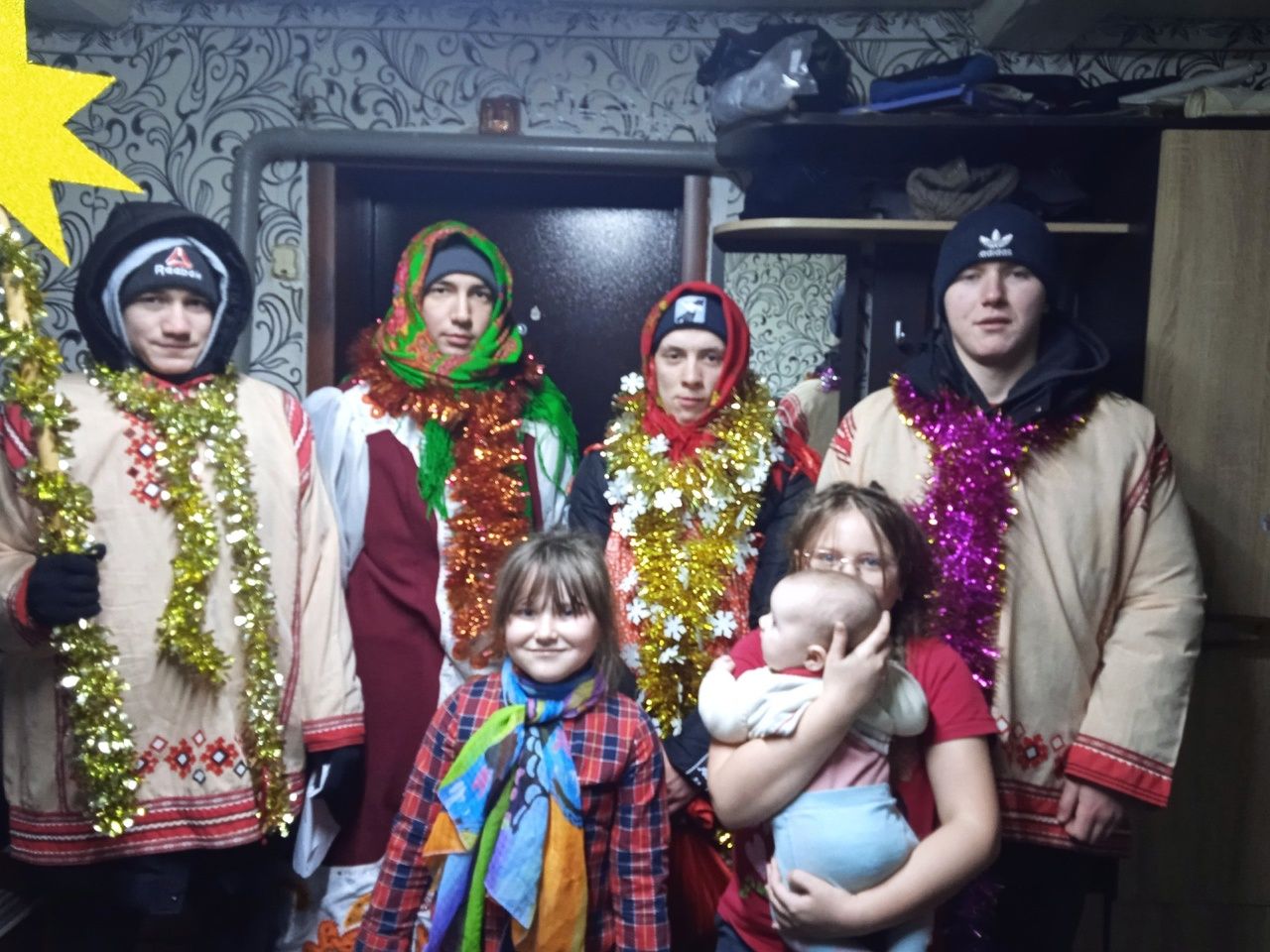 Рождественские колядки в Шаминском Доме культуры