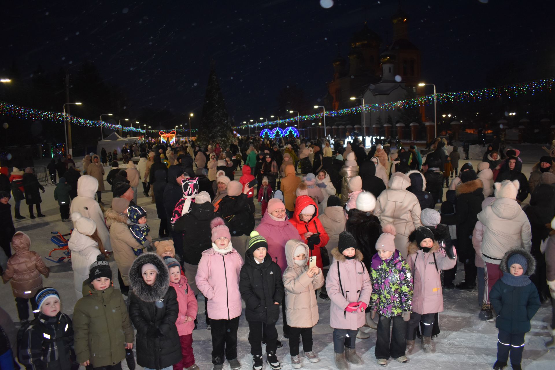 В Алексеевском состоялось открытие главной елки