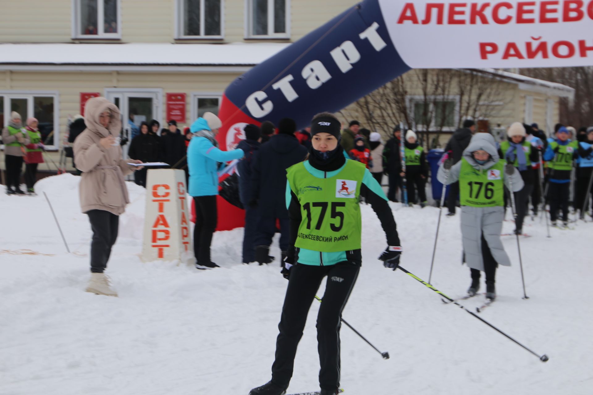 В Алексеевском прошли соревнования по лыжным гонкам « Открытие лыжного сезона-2025»