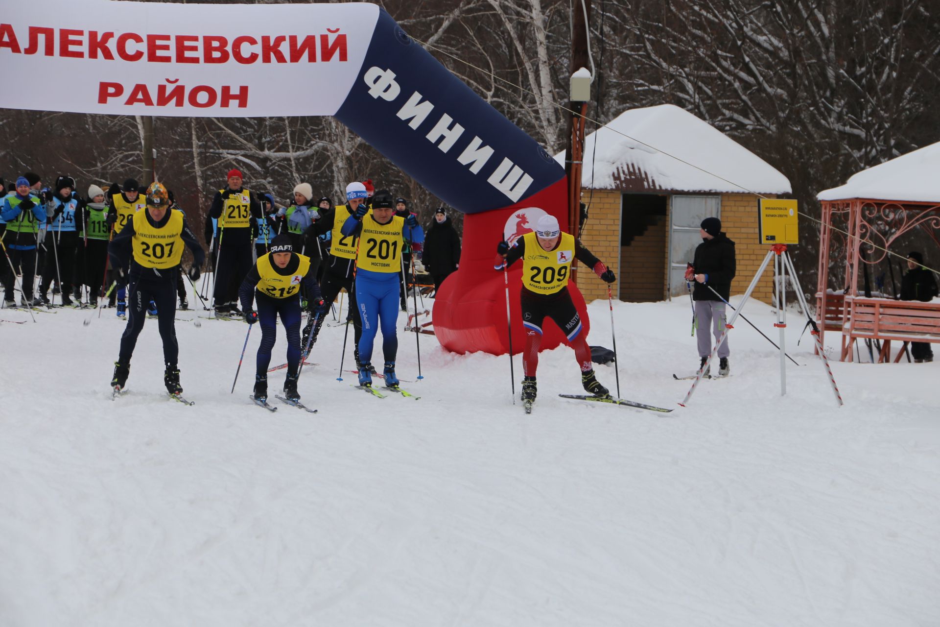 В Алексеевском прошли соревнования по лыжным гонкам « Открытие лыжного сезона-2025»