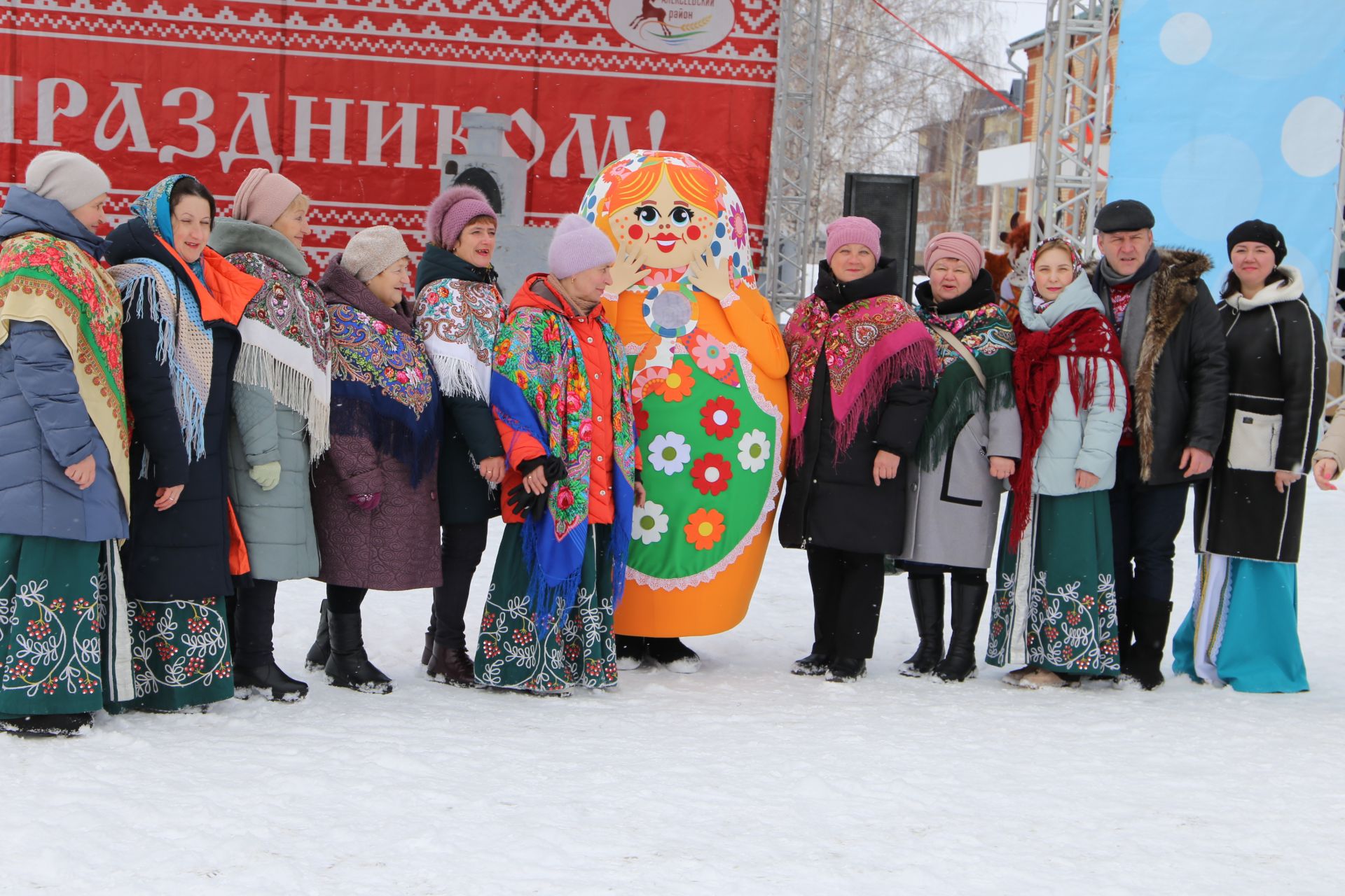 Алексеевцы проводили зиму широкой масленицей