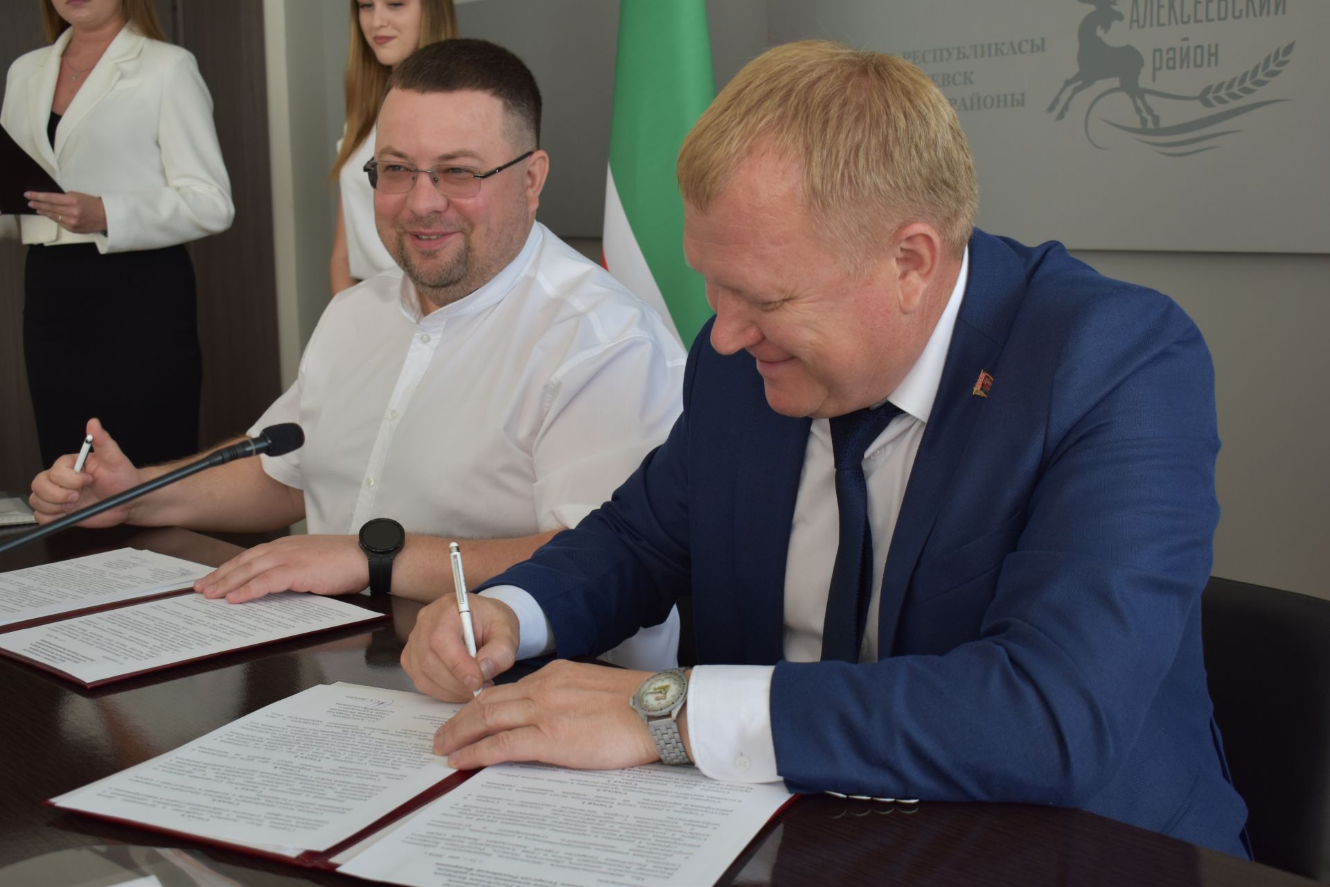 Алексеевский район встретил делегацию из Беларуси