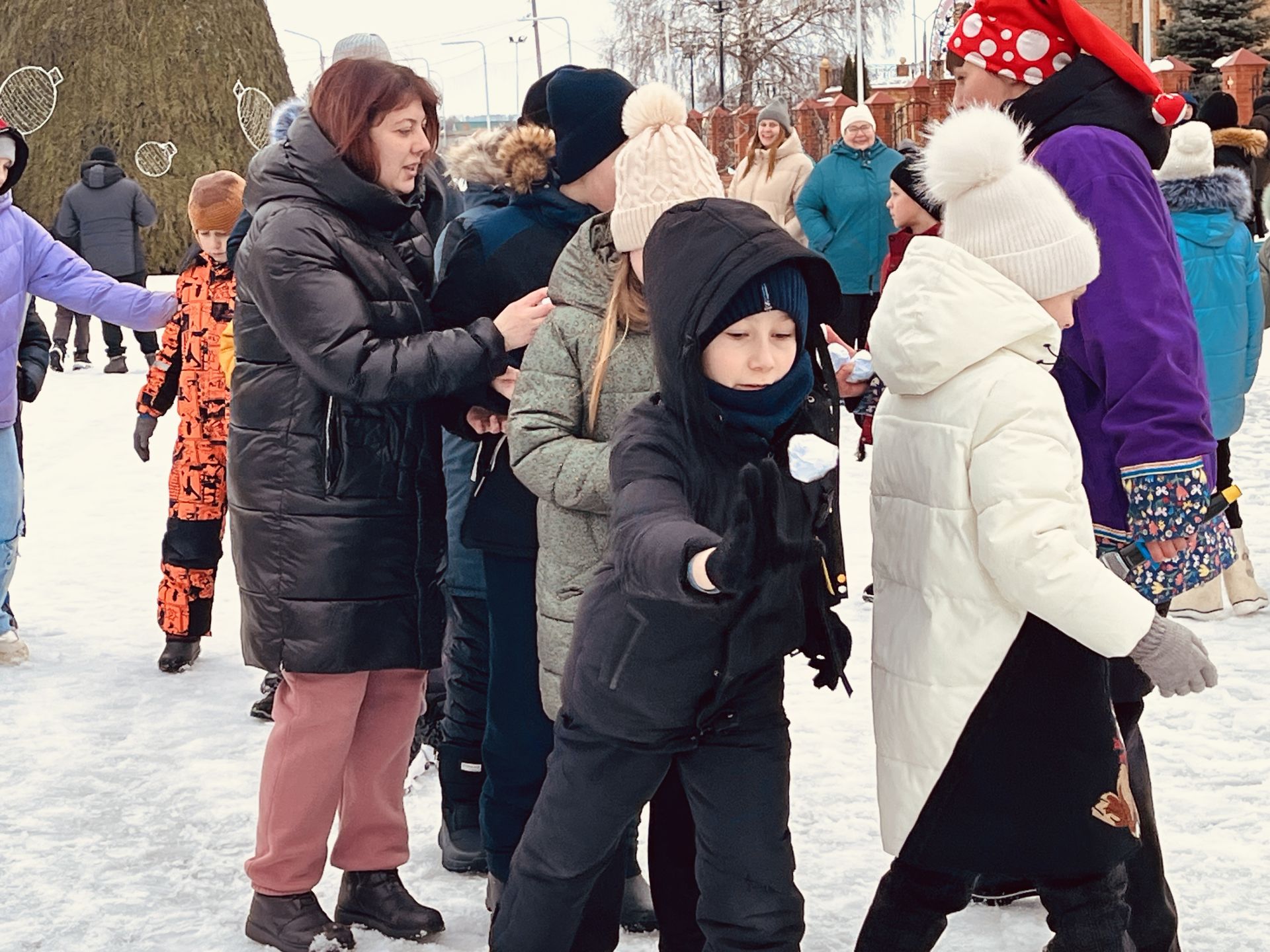 На Соборной площади прошли новогодние гуляния