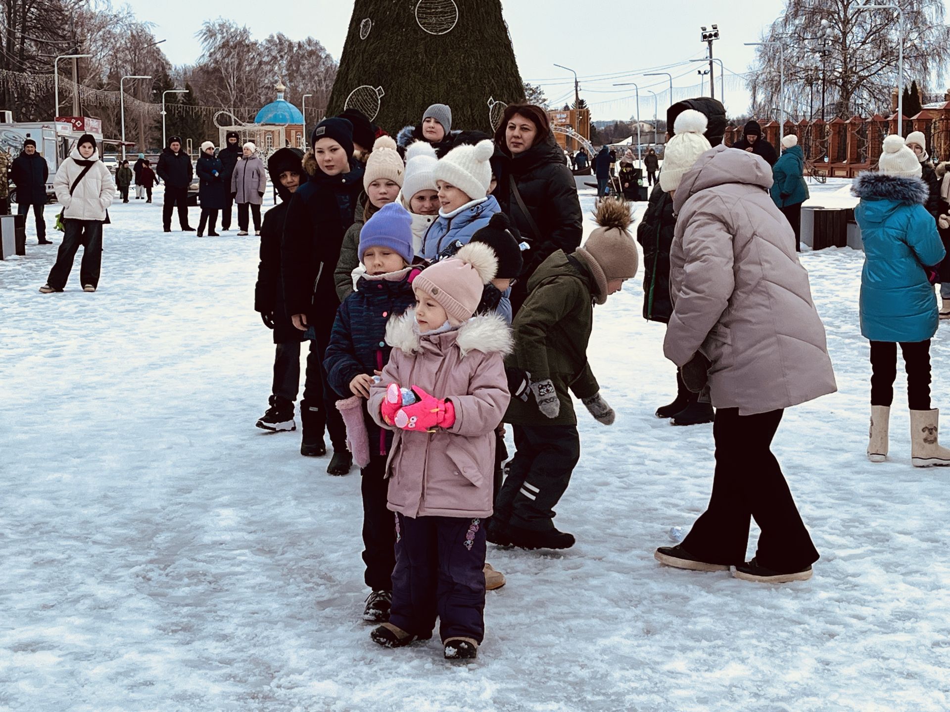 На Соборной площади прошли новогодние гуляния