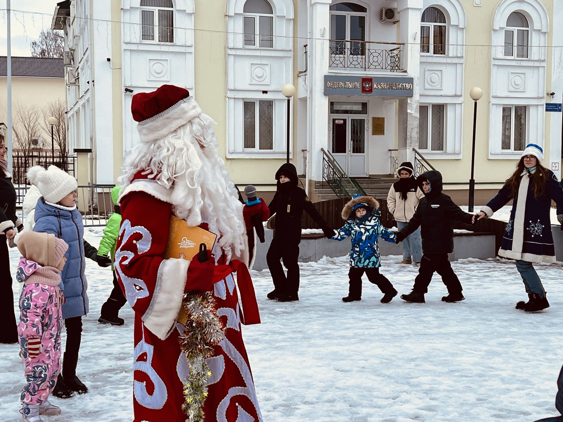 На Соборной площади прошли новогодние гуляния