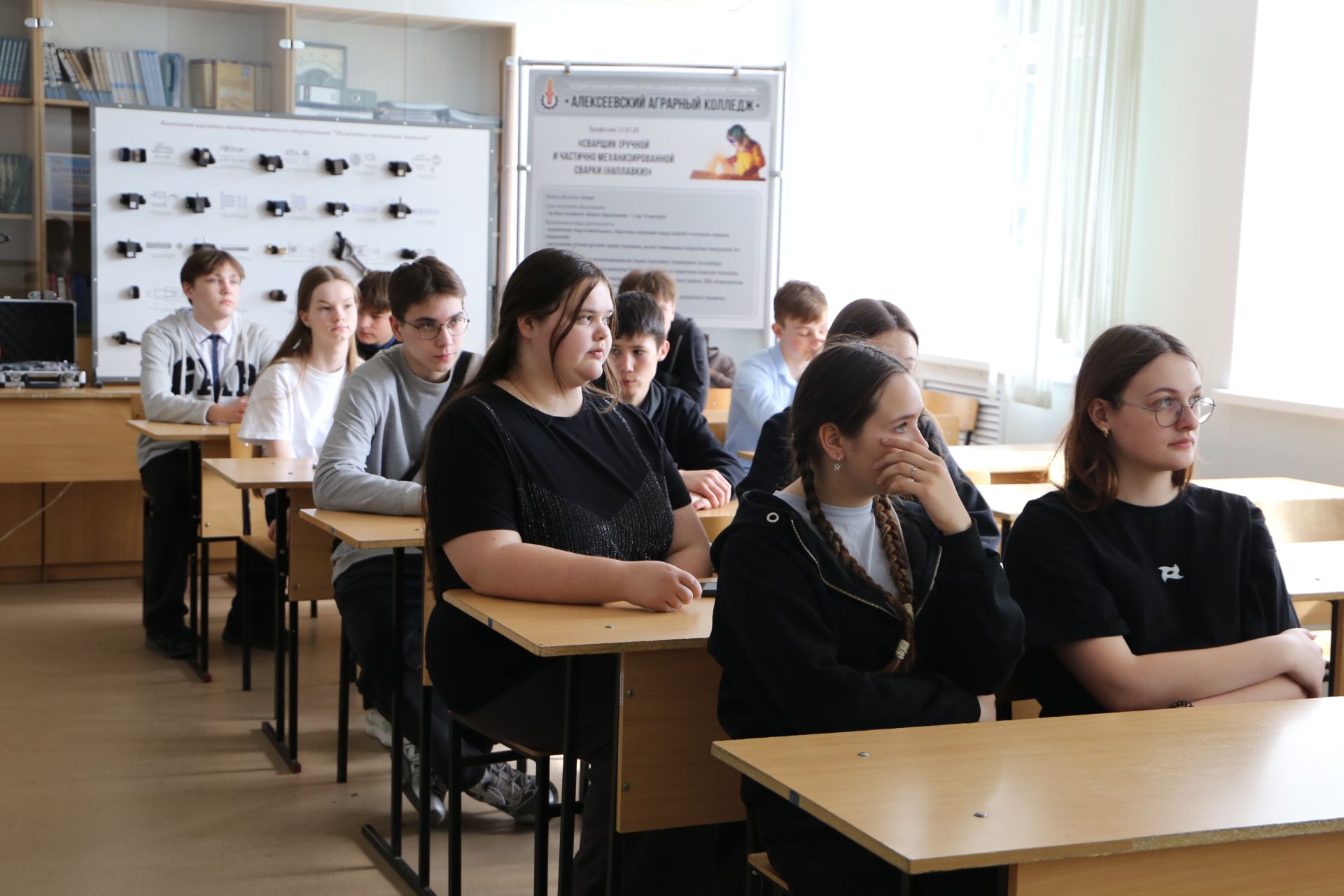 В Алексеевском аграрном колледже прошел День открытых дверей для будущих абитуриентов