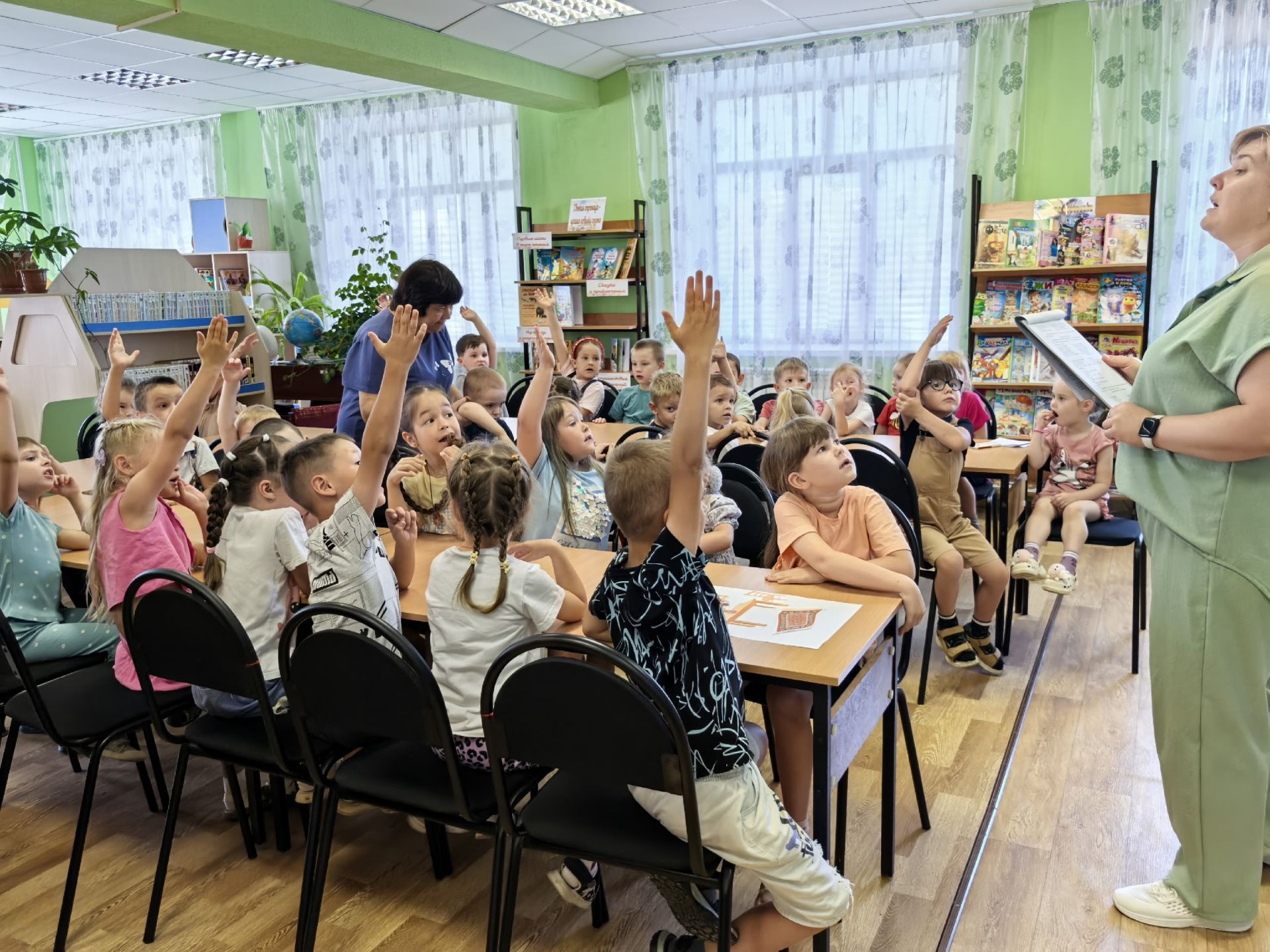 В Центральной детской библиотеке прошёл праздник загадок для малышей