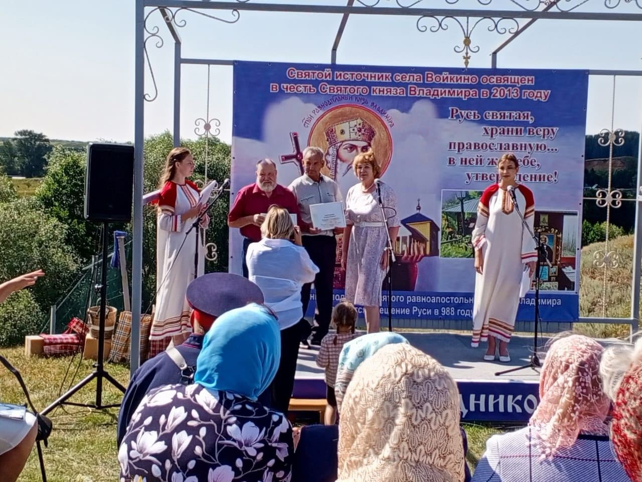 В селе Войкино прошли мероприятия ко Дню Крещения Руси