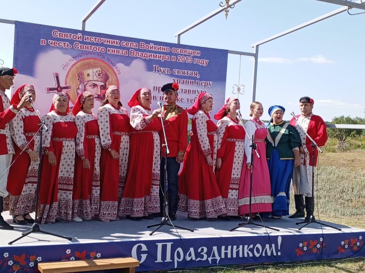 В селе Войкино прошли мероприятия ко Дню Крещения Руси