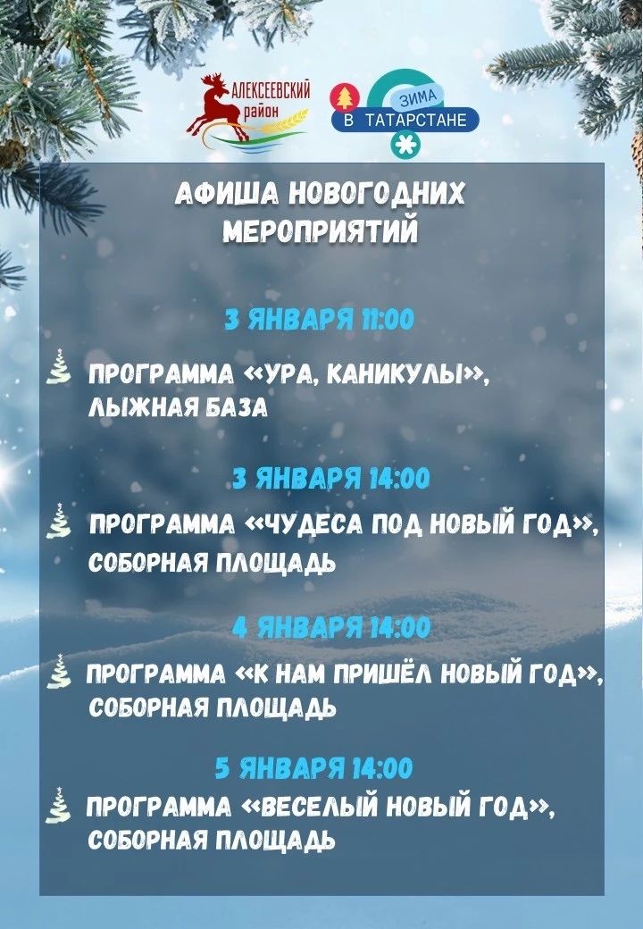 В Алексеевском районе сегодня пройдут две развлекательные программы