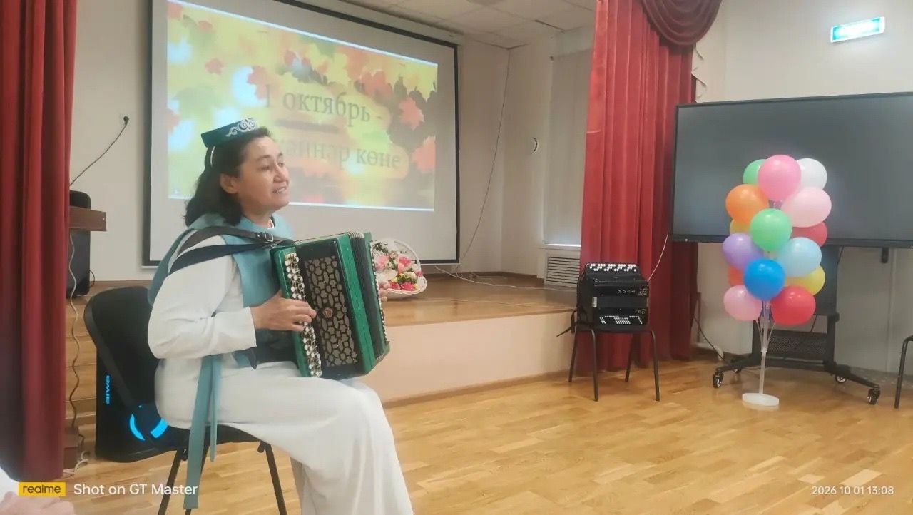 Школьный концерт ко Дню мудрости прошёл в Больших Тиганах