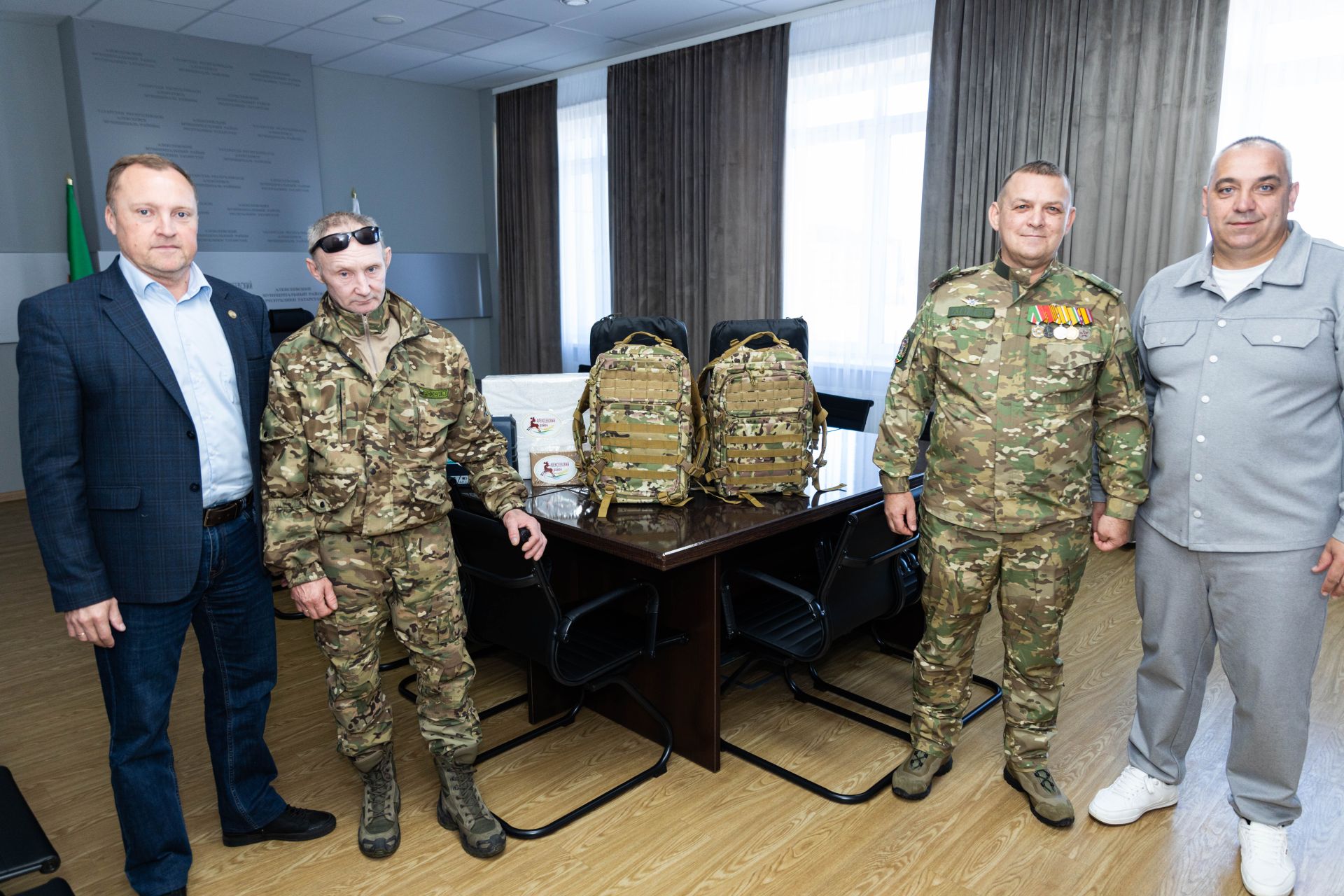 В Алексеевском районе встретились с участниками СВО, прибывшими в отпуск