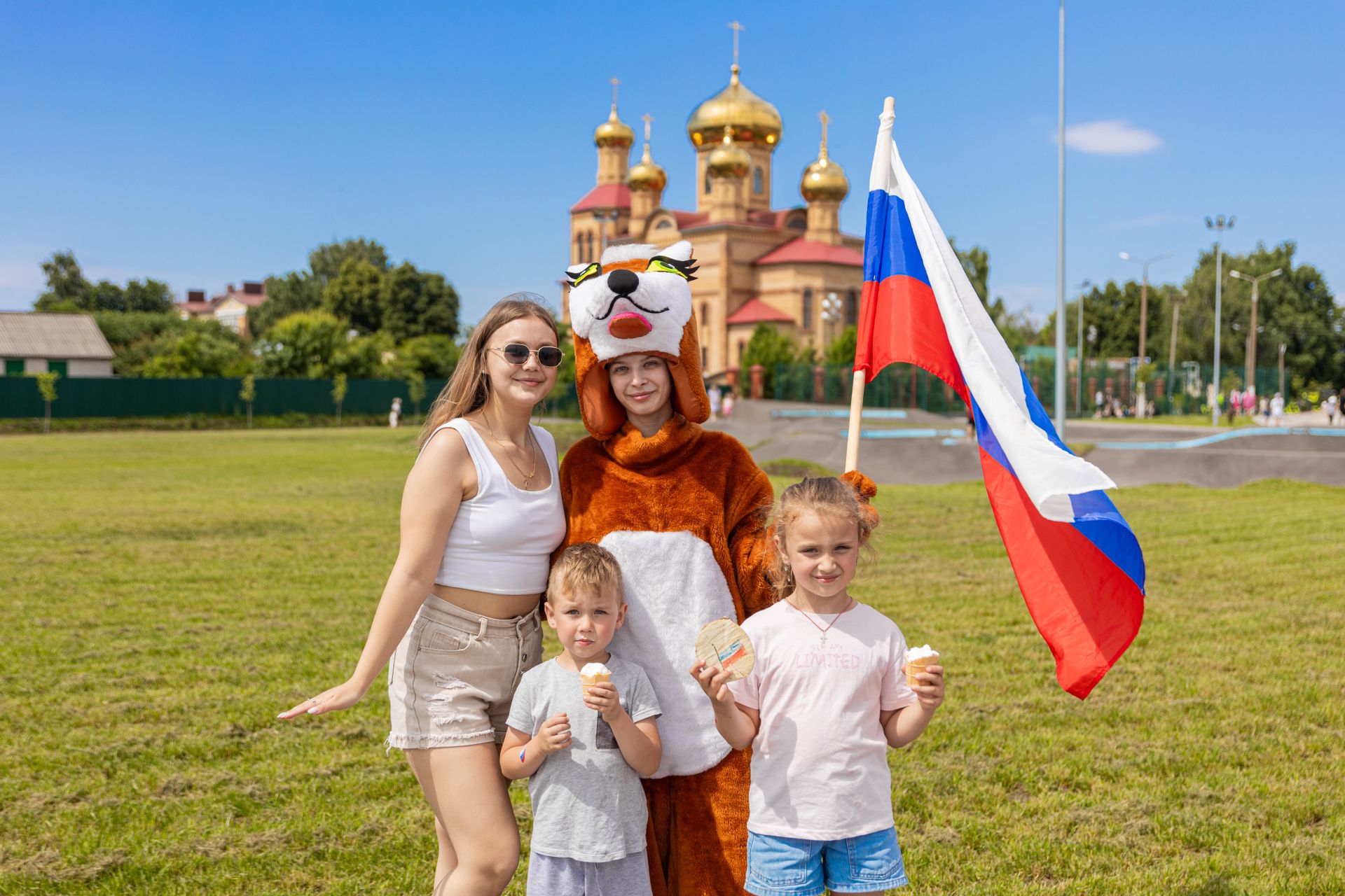 В Алексеевском районе торжественно отметили День России